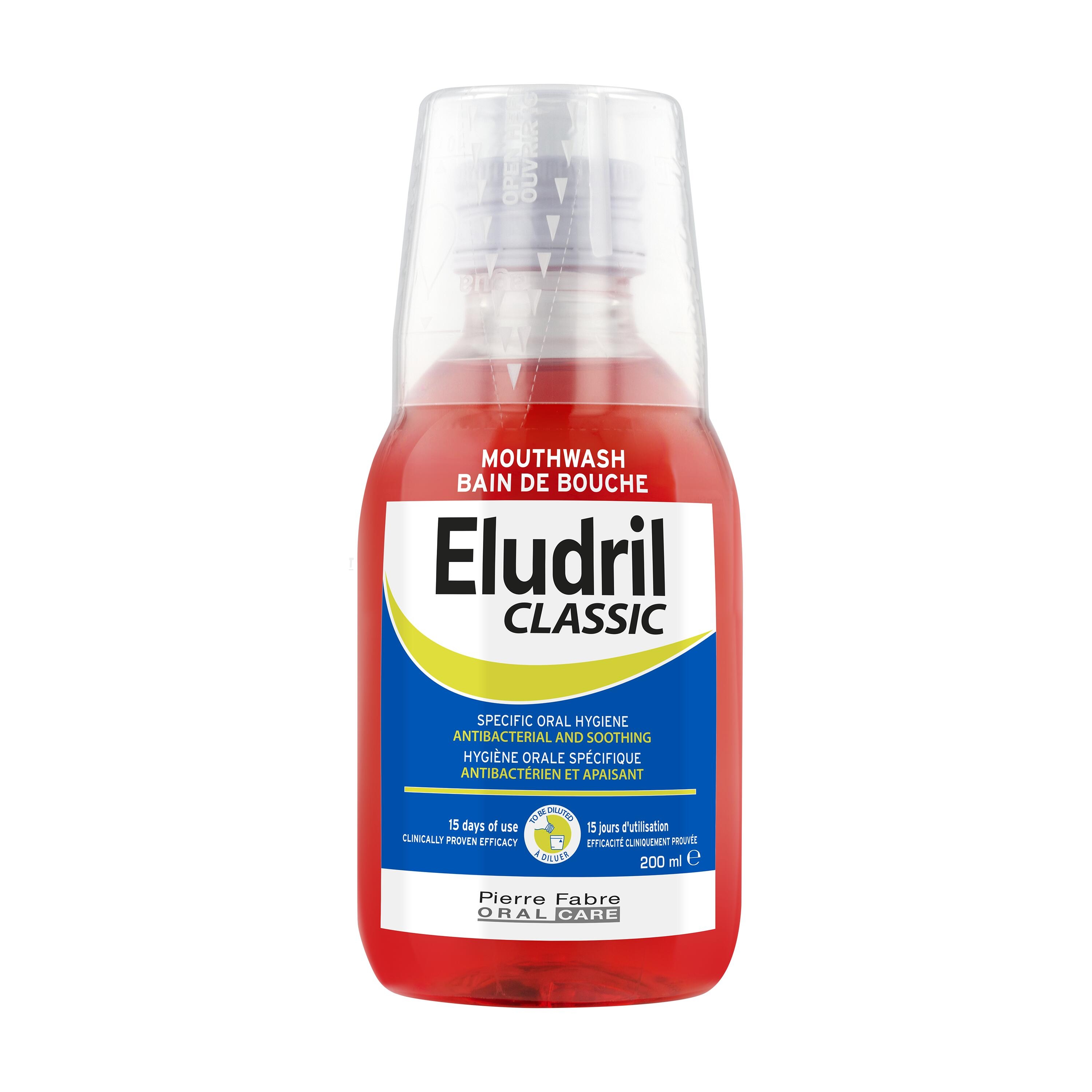 ELUDRIL SUUVESI CLASSIC KLOORHEKSIDIINIGA 0,1% 200ML - Tootepilt 4