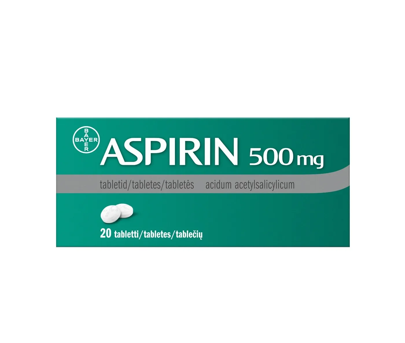 ASPIRIN TBL 500MG N20 - Tootepilt 