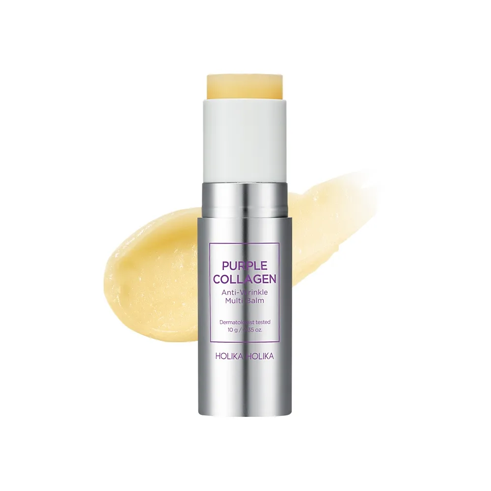 HOLIKA HOLIKA PURPLE COLLAGEN ANTI WRINKLE MULTIFUNKTSIONAALNE PALSAM - Tootepilt 