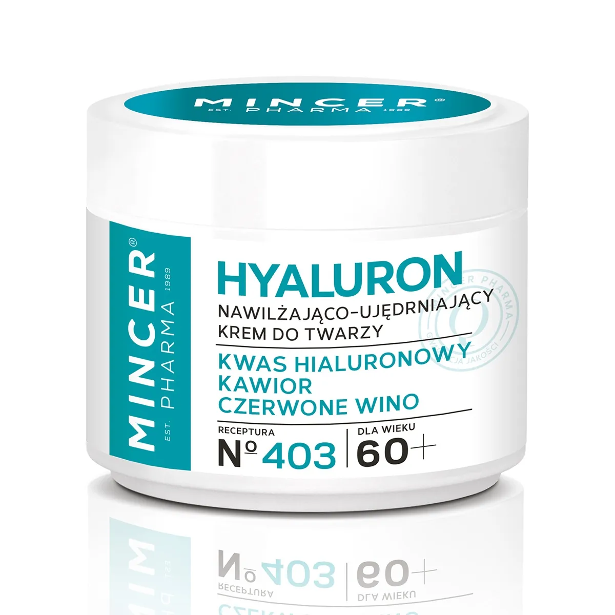 MINCER PHARMA NÄOKREEM HÜALUROONHAPPEGA 60+ 50ML - Tootepilt 