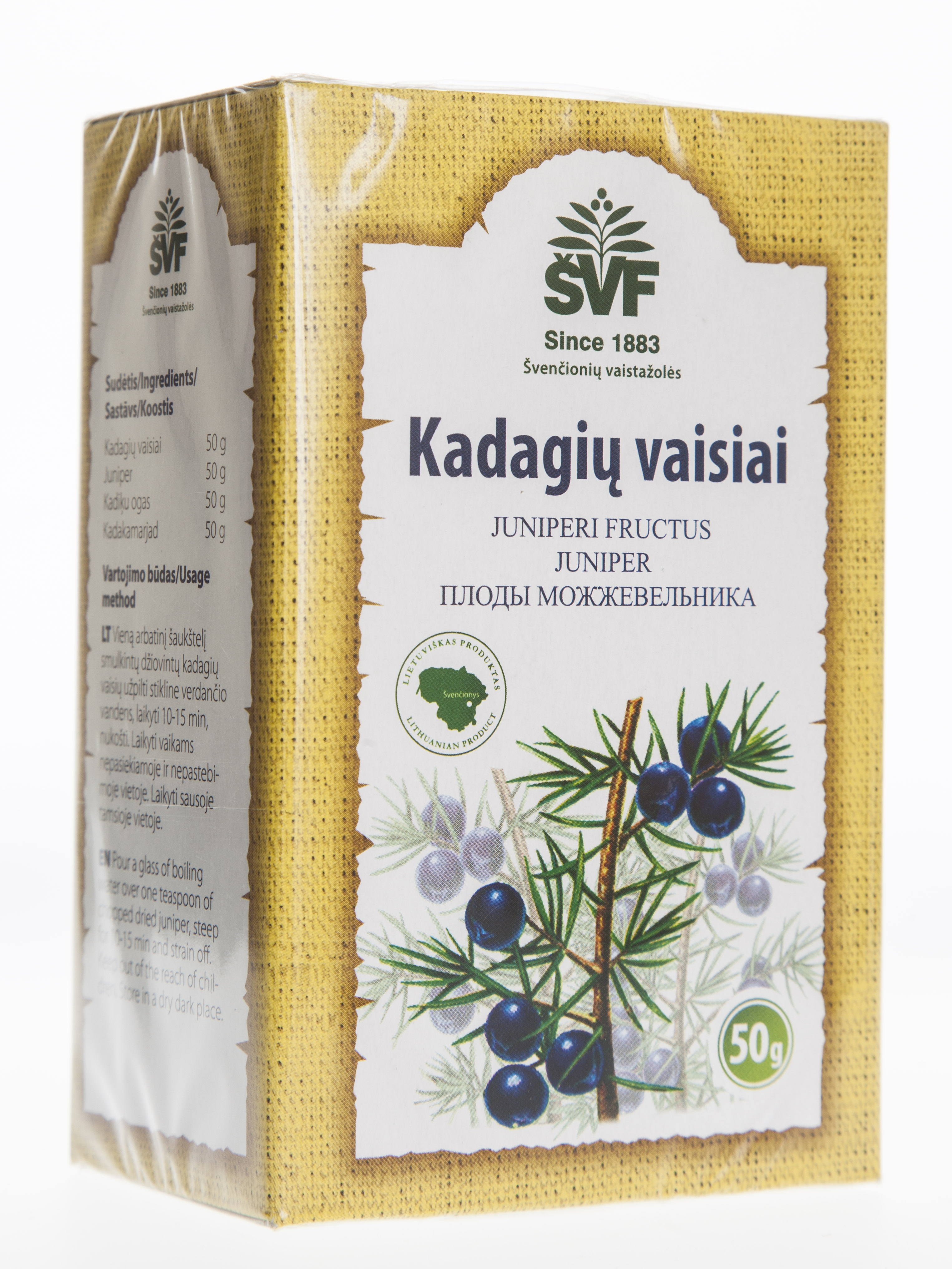 KADAKAMARJAD (JUNIPERI FRUCTUS) 50G - Tootepilt 