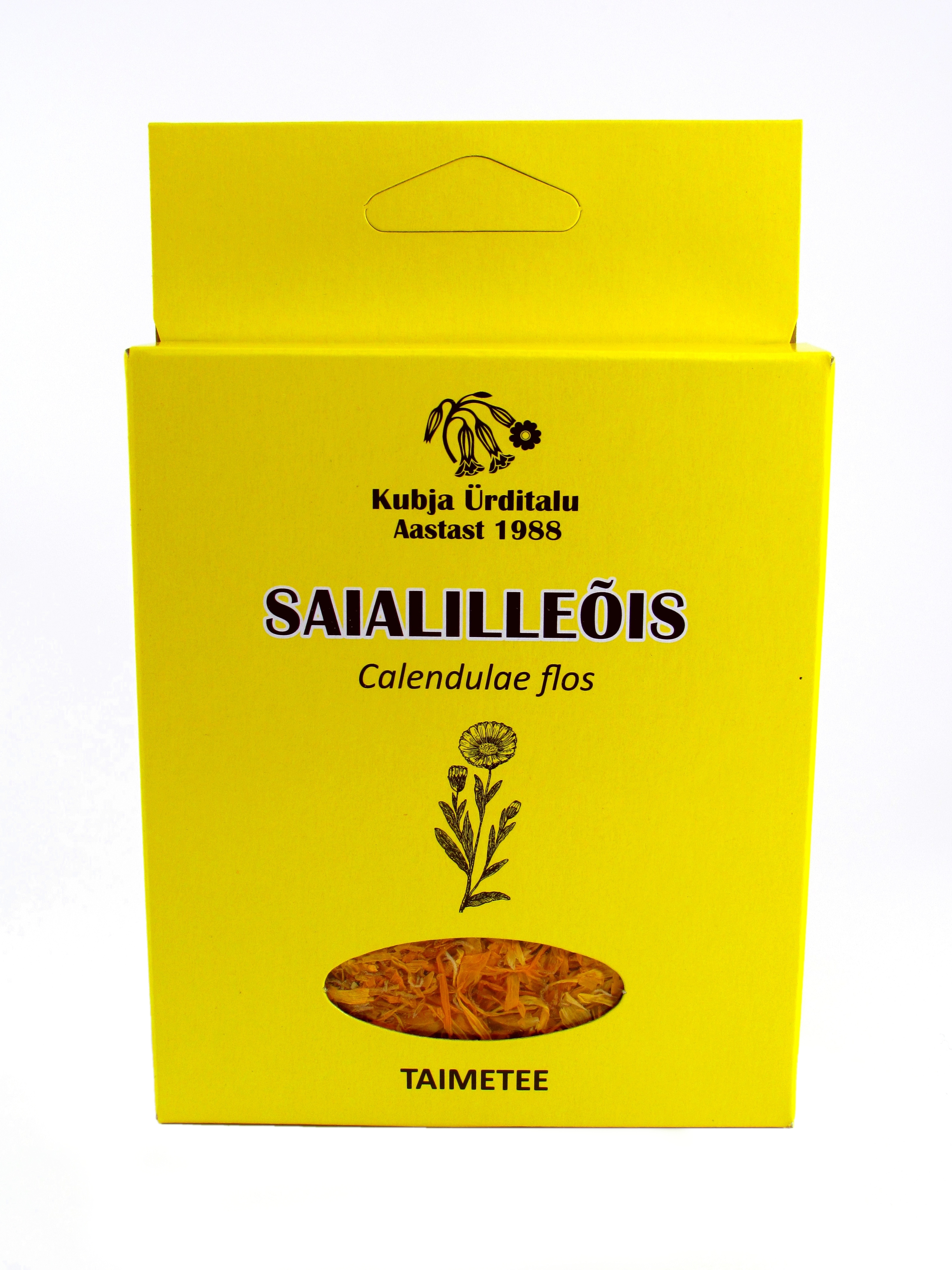 KUBJA SAIALILLEÕIS (CALENDULA FLOS) 15G (KARP) - Tootepilt 
