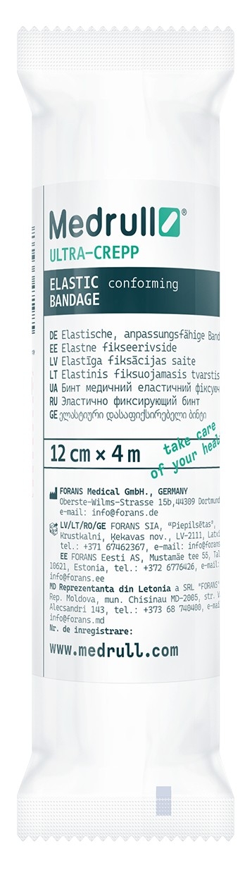 MEDRULL ELASTNE SIDE ULTRA-CREPP 12CM X 4M - Tootepilt 