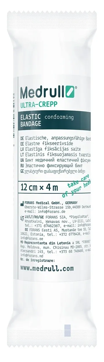 MEDRULL ELASTNE SIDE ULTRA-CREPP 12CM X 4M - Tootepilt 