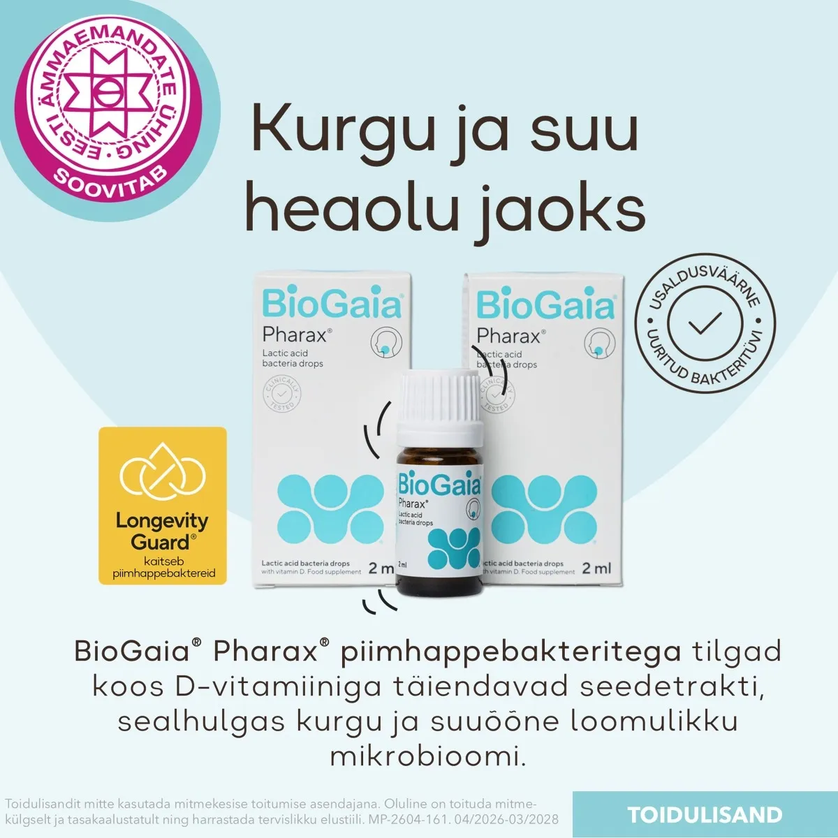 BIOGAIA PHARAX TILGAD 5ML - Tootepilt 2