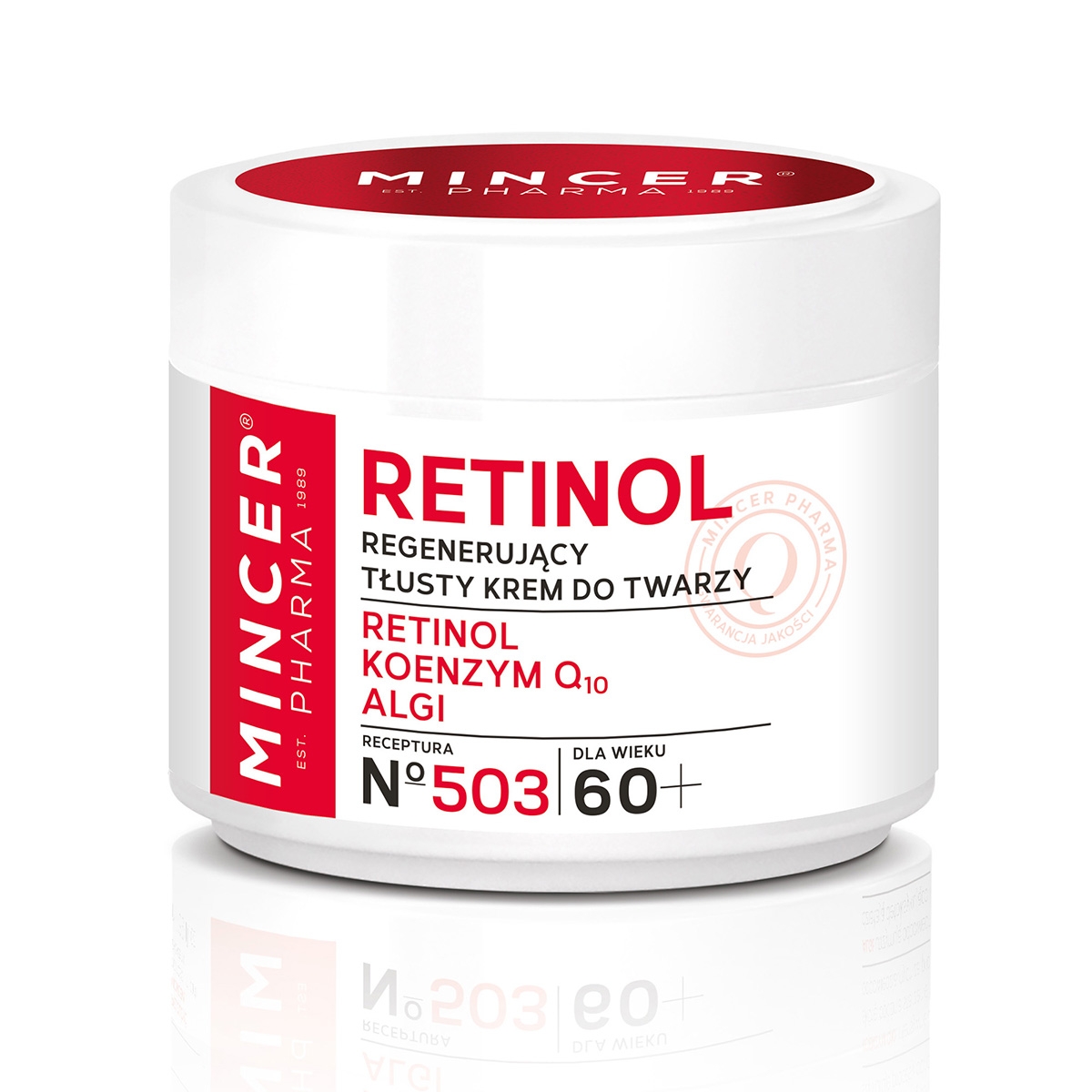 MINCER PHARMA NÄOKREEM RETINOOLIGA TAASTAV 60+ 50ML - Tootepilt 
