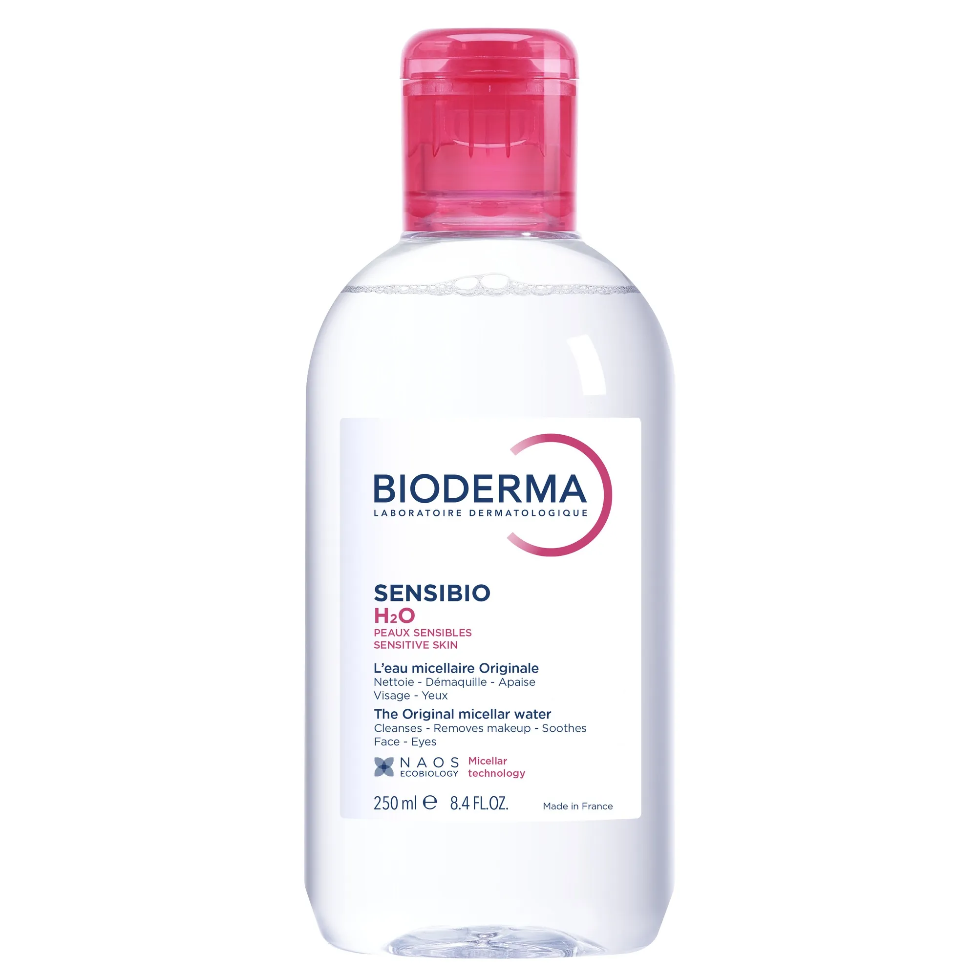 BIODERMA SENSIBIO H2O MITSELLAARVESI TUNDLIKULE NAHALE 250ML - Tootepilt 