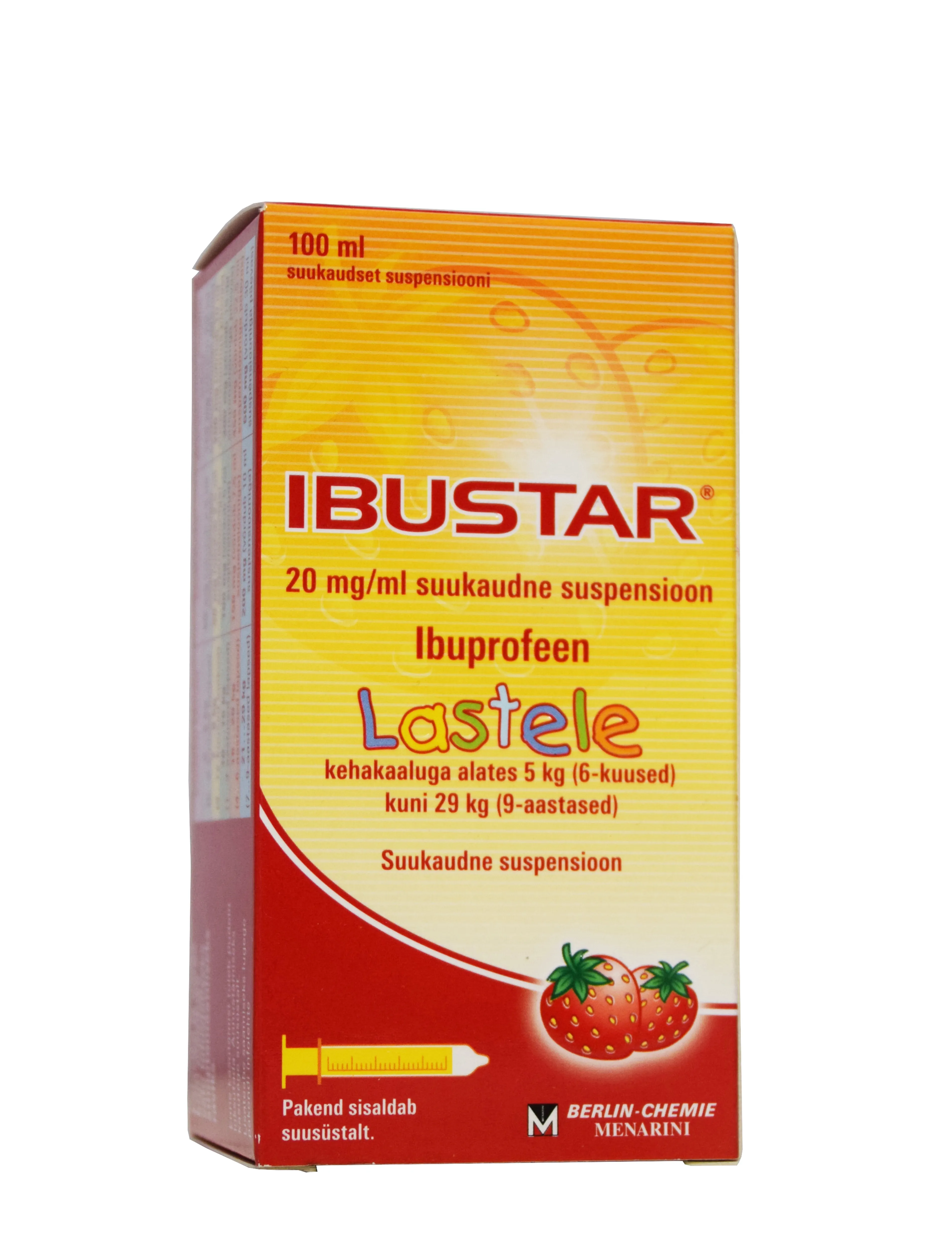 IBUSTAR SUUKAUDNE SUSP 100MG/5ML 100ML - Tootepilt 4