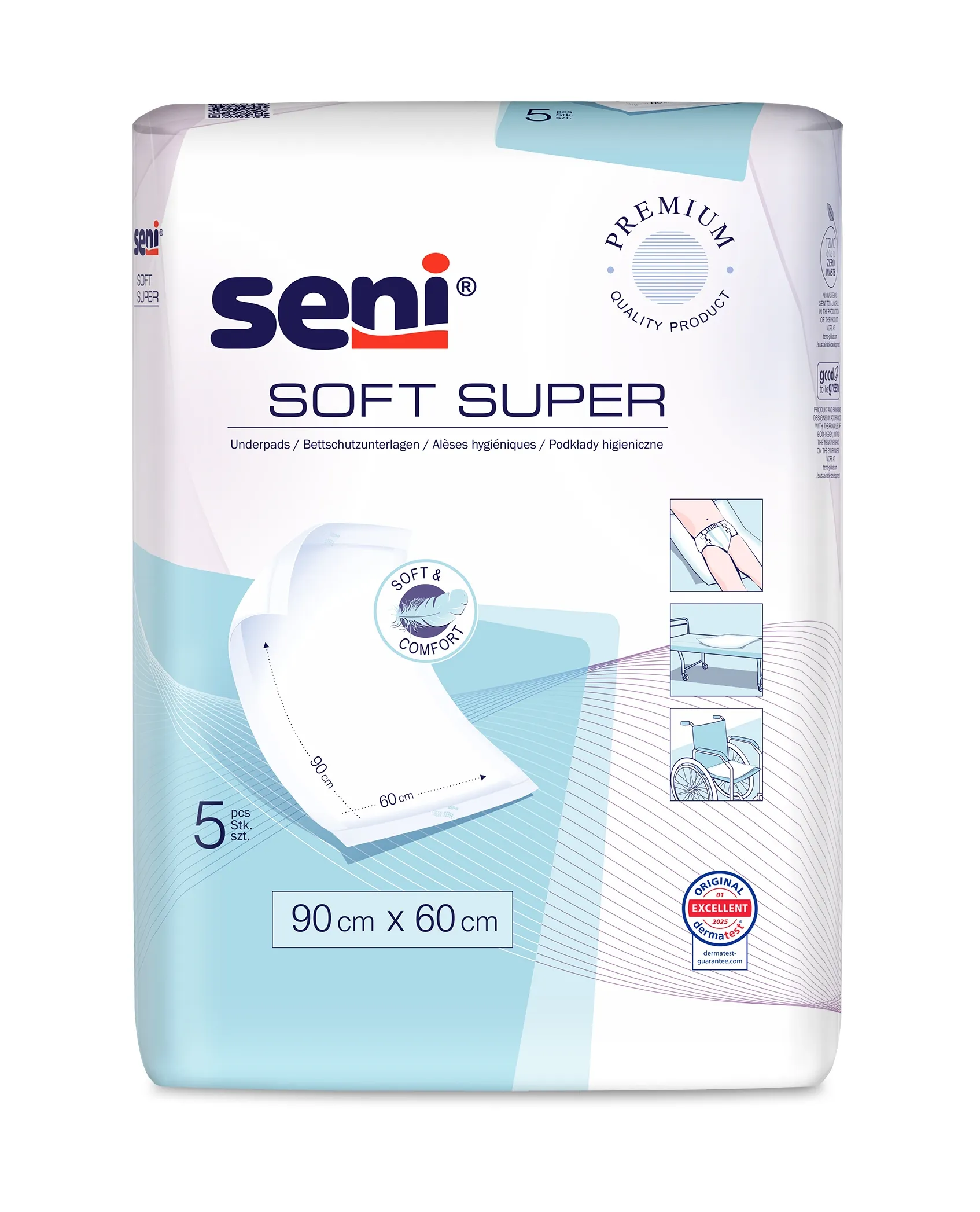 SENI SOFT SUPER ALUSLINAD 60X90CM N5 - Tootepilt 