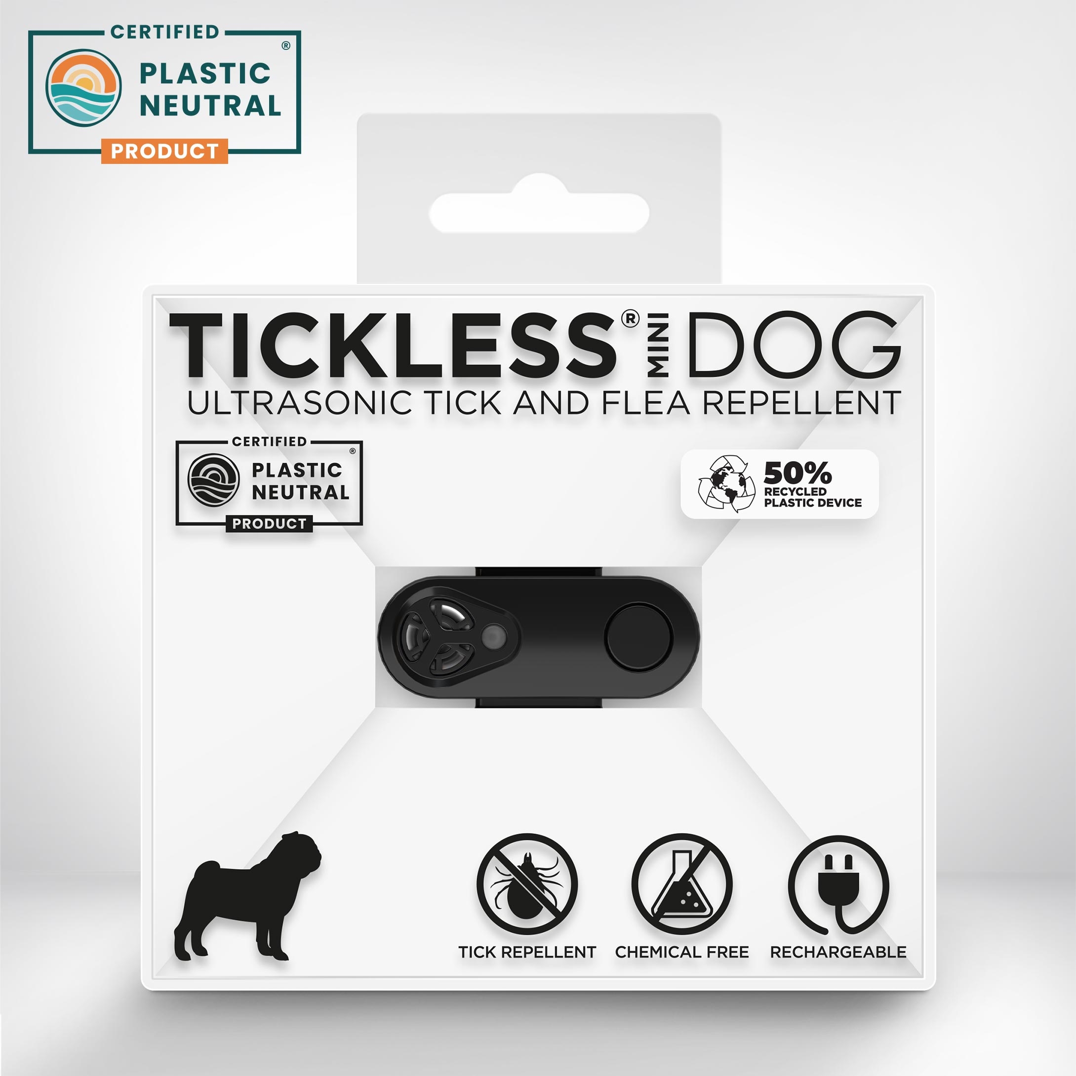 TICKLESS PUUGIPELETAJA MINI DOG MUST (USB) - Tootepilt 