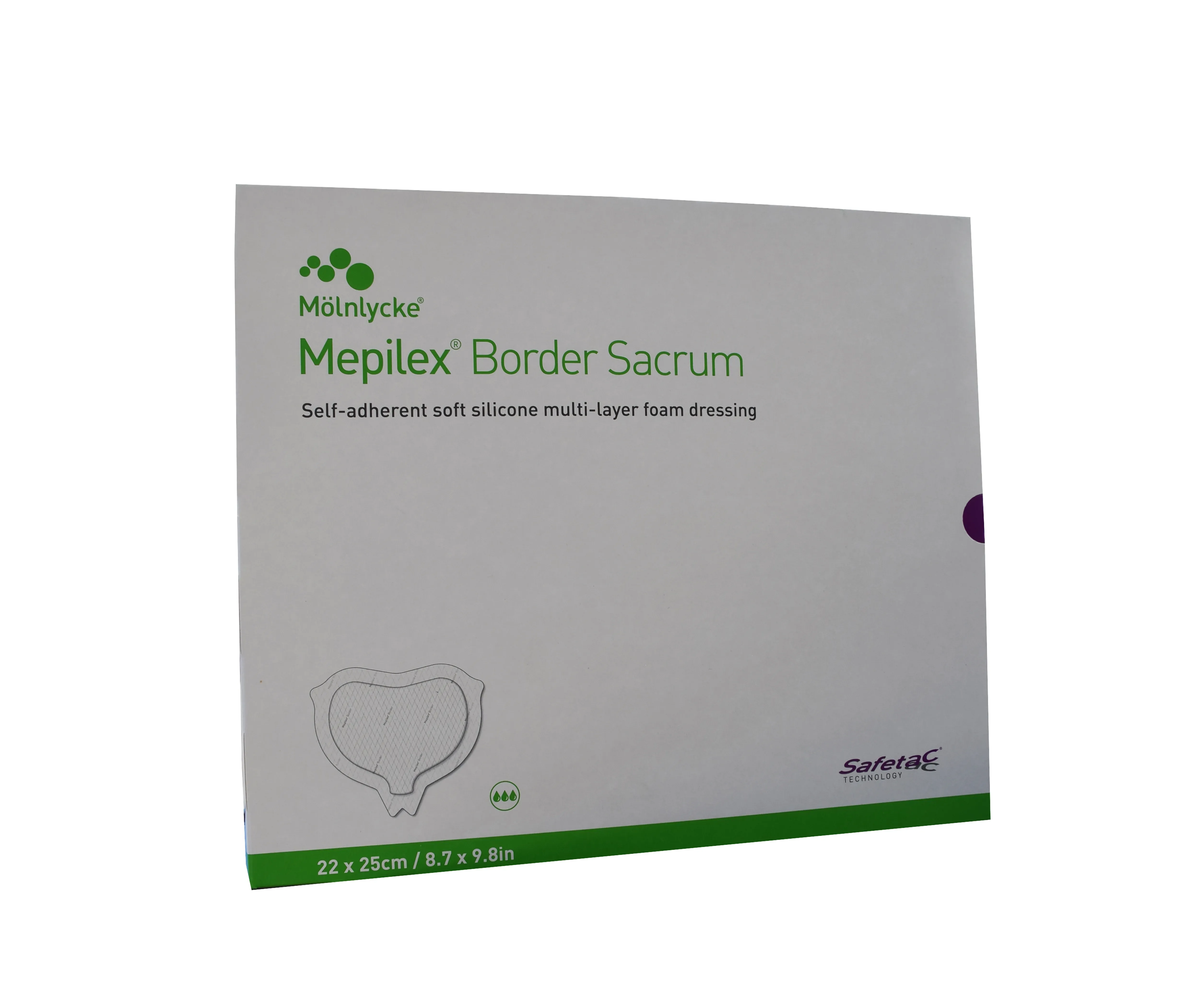 MEPILEX BORDER SACRUM 22X25CM VAHTMATERJALIST PLAASTER N5 - Tootepilt 