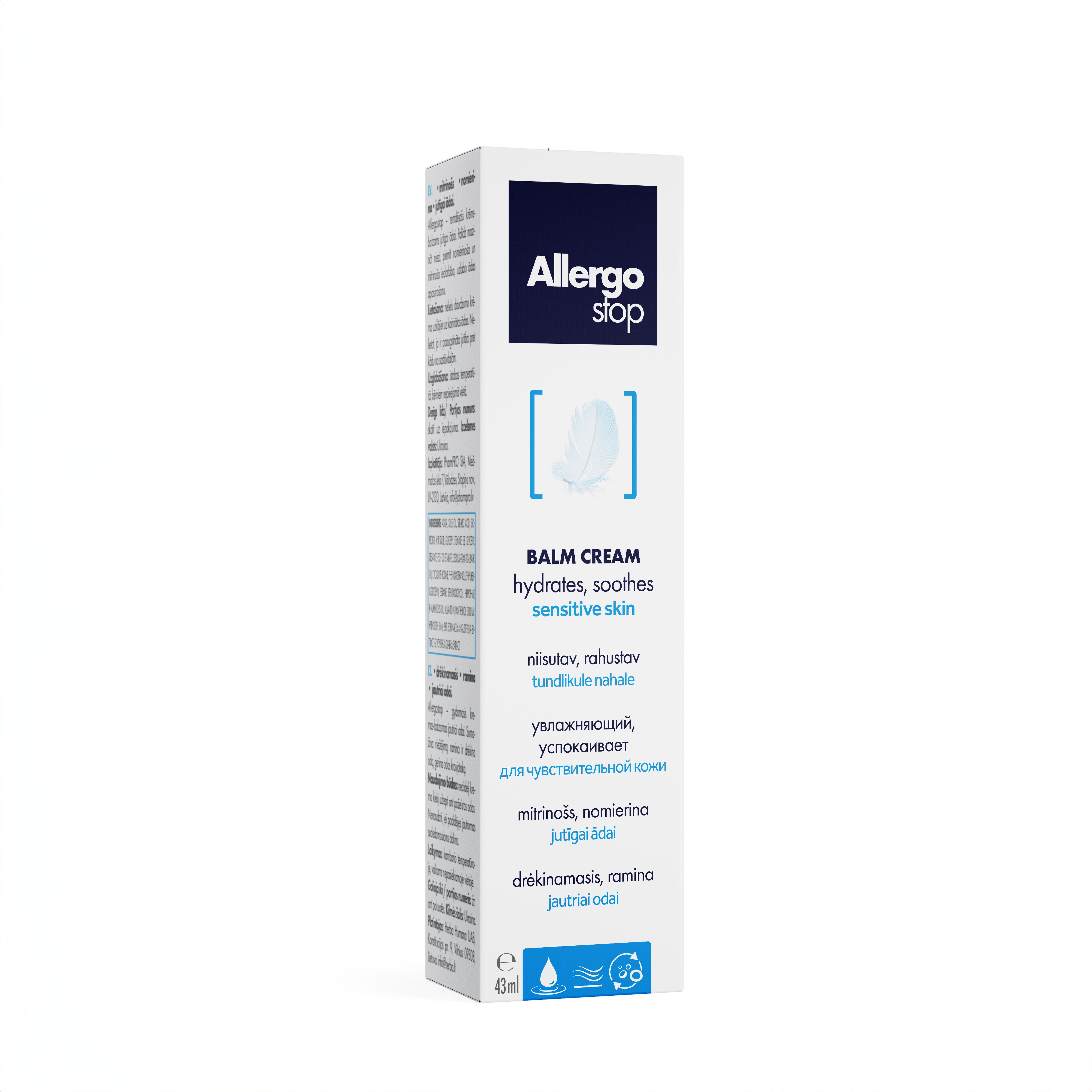 TERVISTAV KREEM PALSAM ALLERGOSTOP 43ML - Tootepilt 