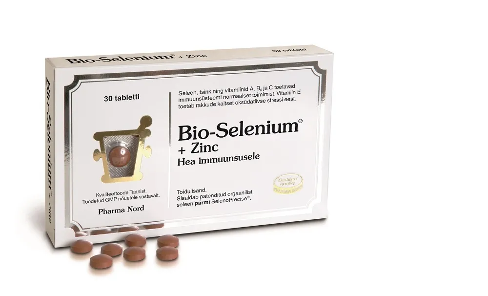 BIO-SELENIUM + ZINC TBL N30 - Tootepilt 