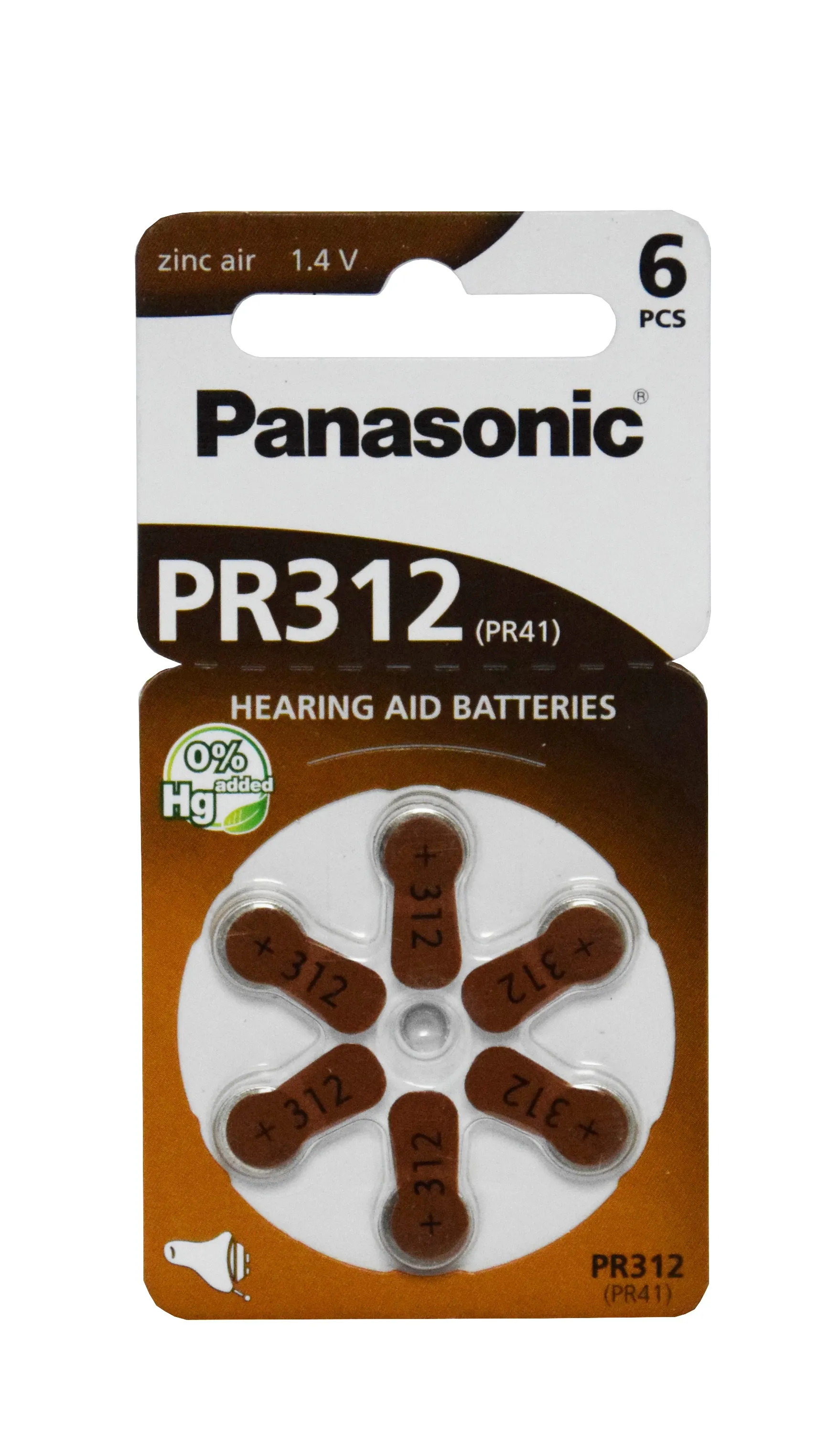 KUULDEAPARAADI PATAREI PANASONIC PR312 N6 - Tootepilt 