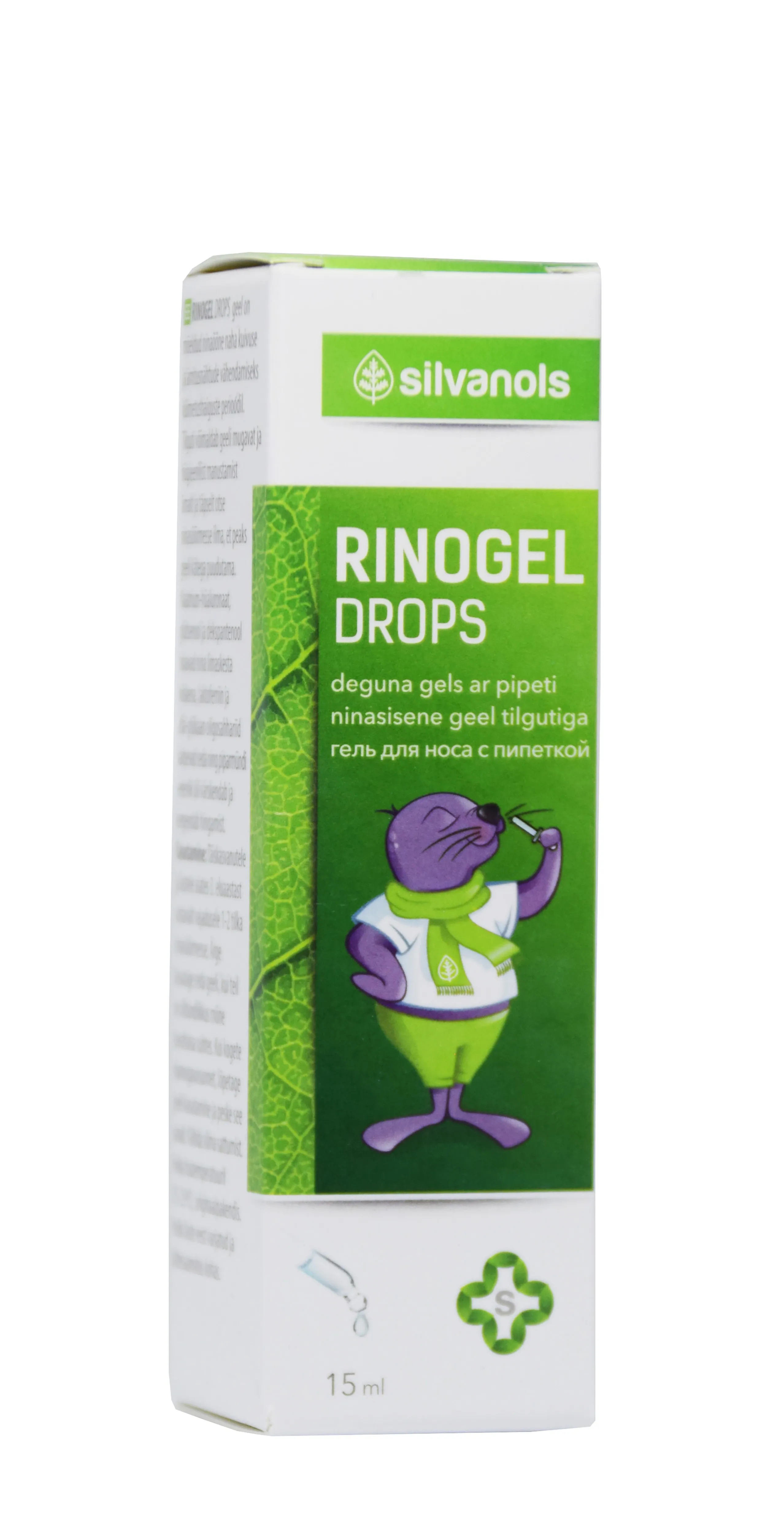 RINOGEL DROPS GEEL TILGUTIGA 15ML - Tootepilt 