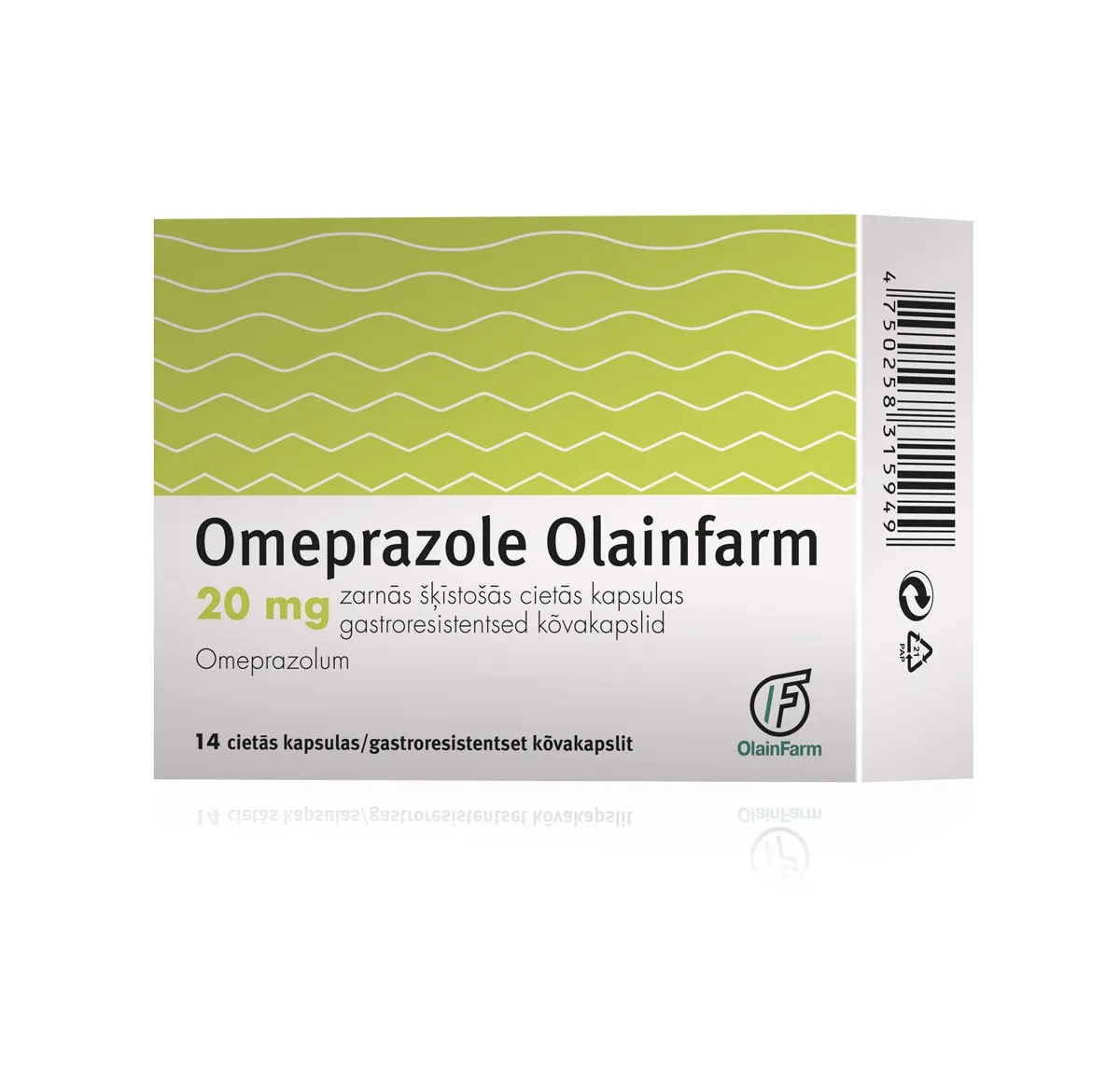 OMEPRAZOLE OLPHA GASTRORESIST KAPSEL 20MG N14 - Tootepilt 