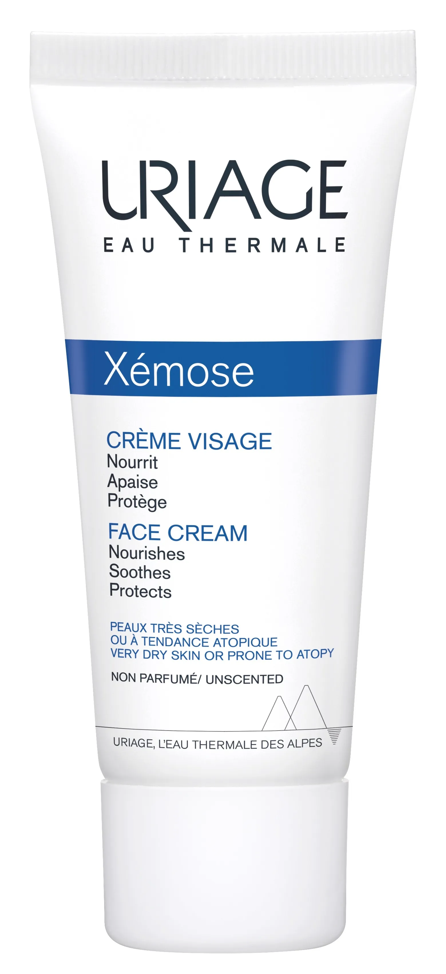 URIAGE XEMOSE VISAGE NÄOKREEM VÄGA KUIVALE NAHALE 40ML - Tootepilt 