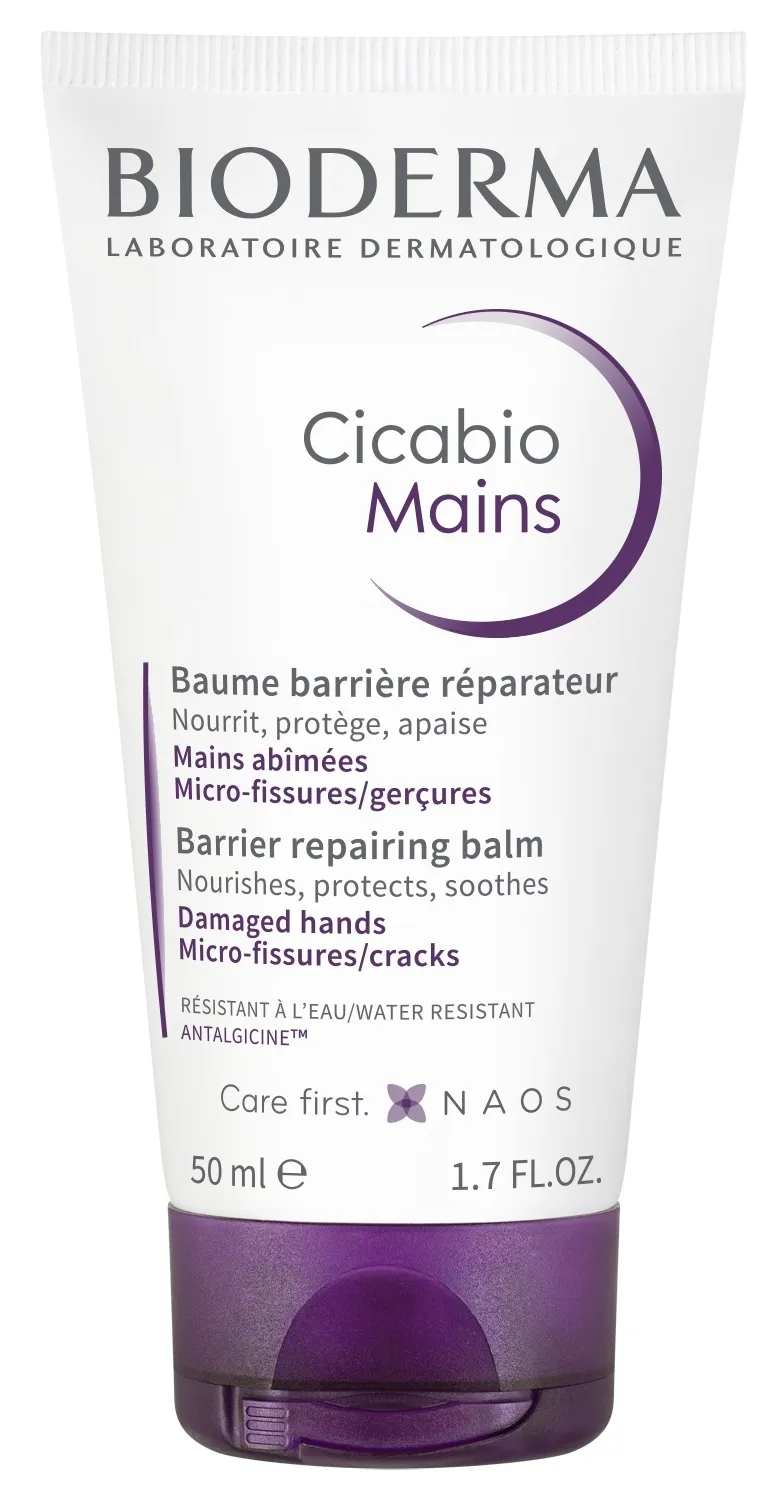 BIODERMA CICABIO KÄTEKREEM KAHJUSTATUD NAHALE 50ML - Tootepilt 