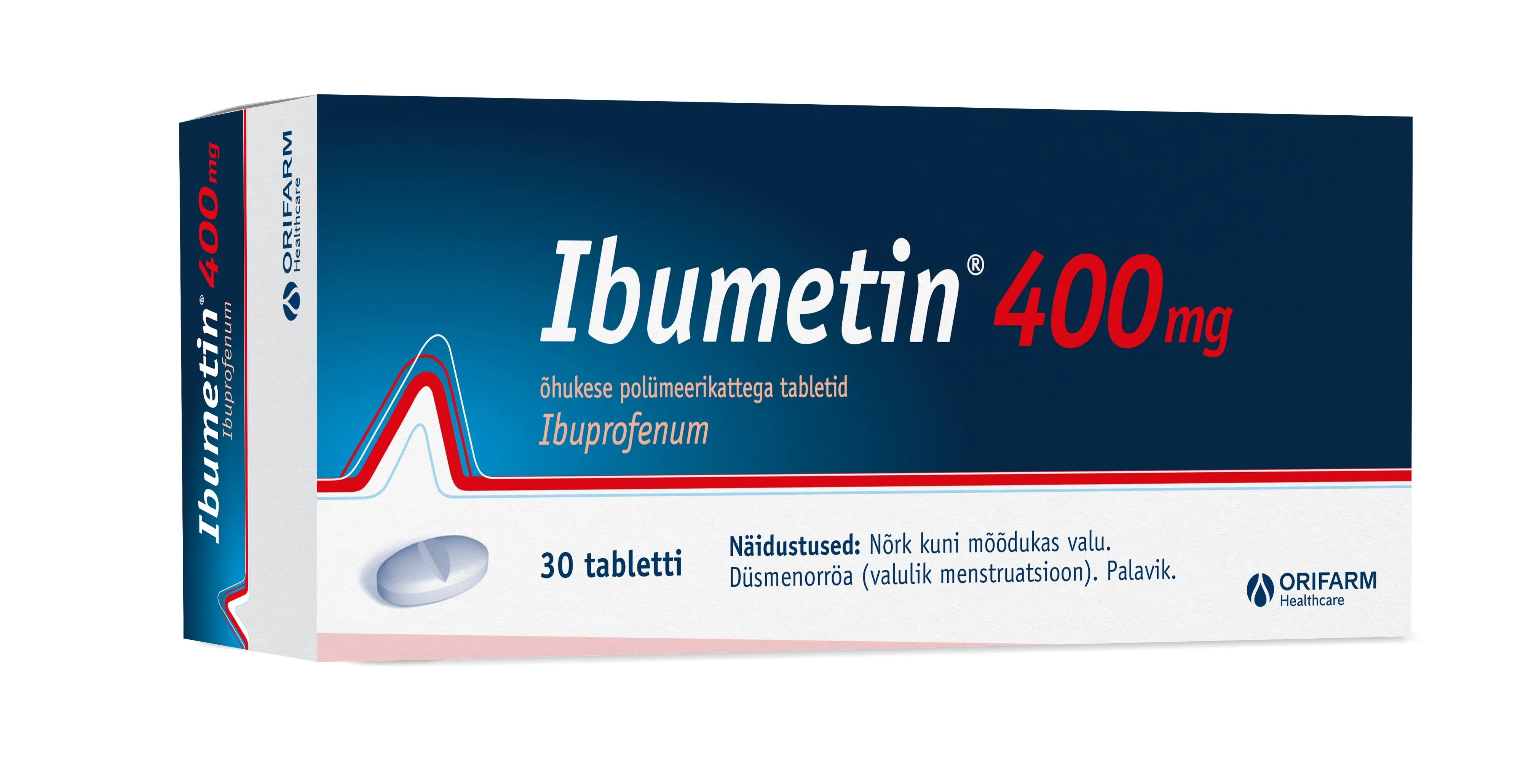IBUMETIN KATTEGA TBL 400MG N30 - Tootepilt 