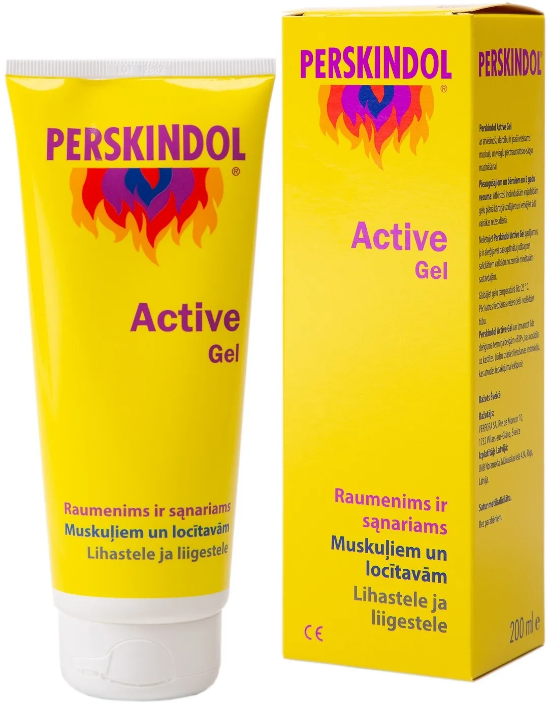 PERSKINDOL ACTIVE GEL 200ML - Tootepilt 