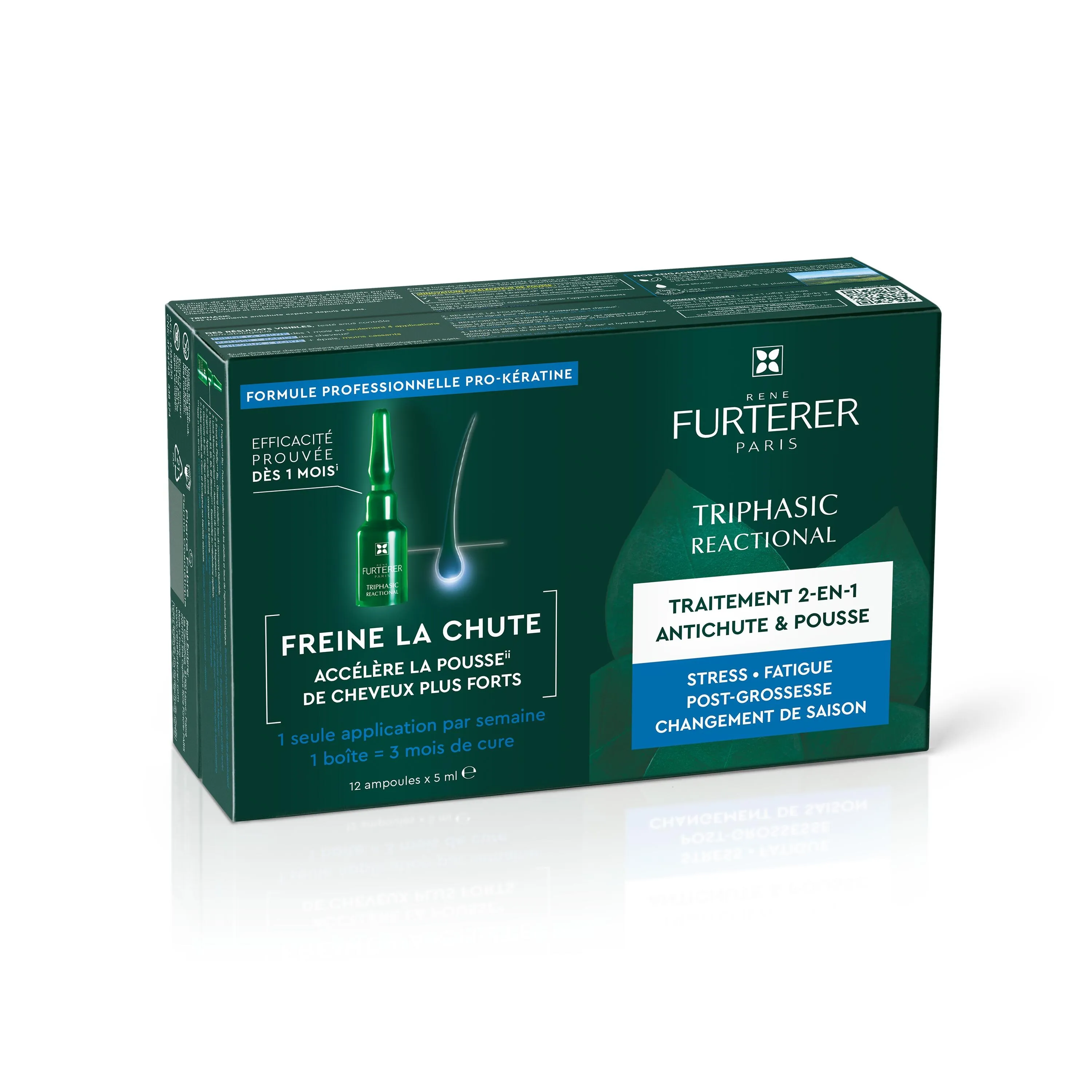 RENE FURTERER TRIPHASIC JUUKSEAMPULLID REACTIONAL 5ML N12 - Tootepilt 