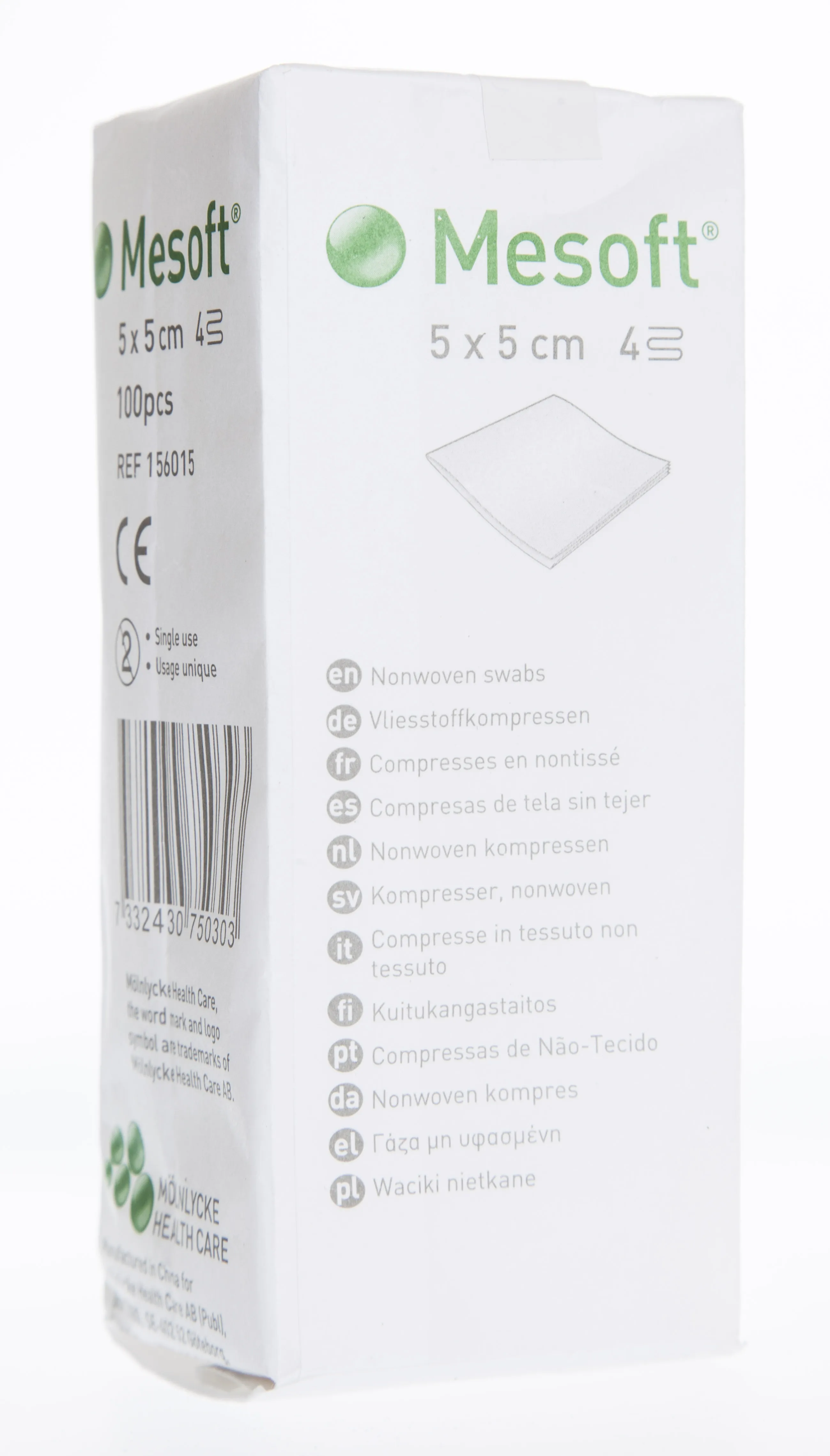 MESOFT TAMPOONID MITTESTER 5X5CM N100 - Tootepilt 