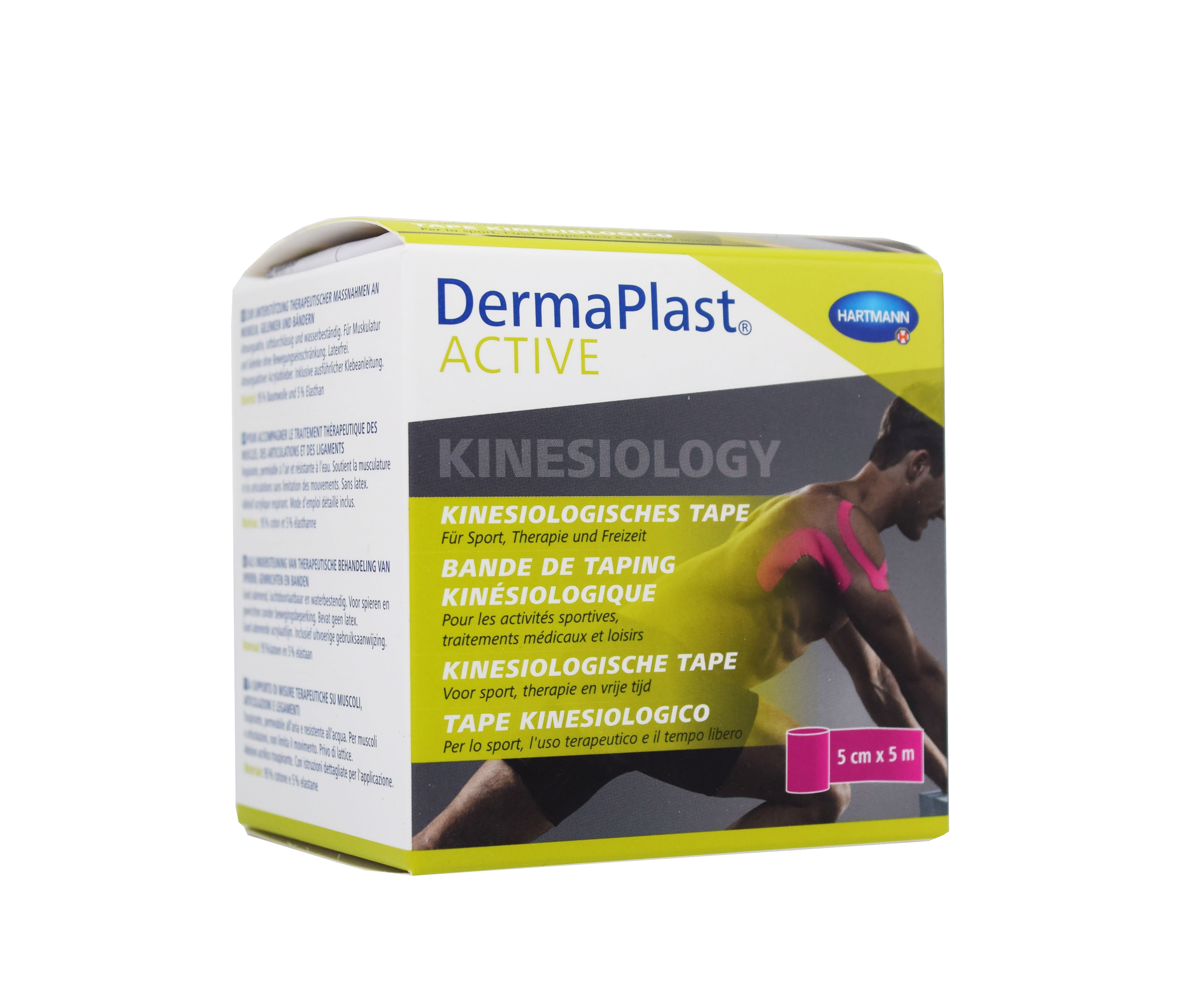 DERMAPLAST ACTIVE KINESIOTEIP 5CMX5M ROOSA - Tootepilt 