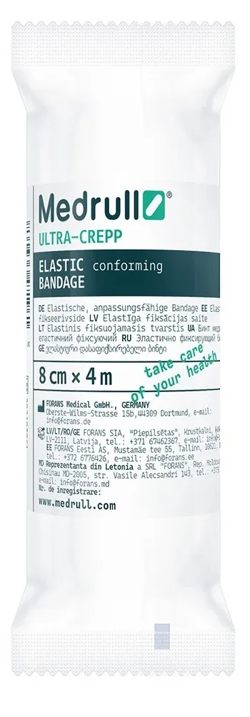 MEDRULL ELASTNE SIDE ULTRA-CREPP 8CM X 4M - Tootepilt 