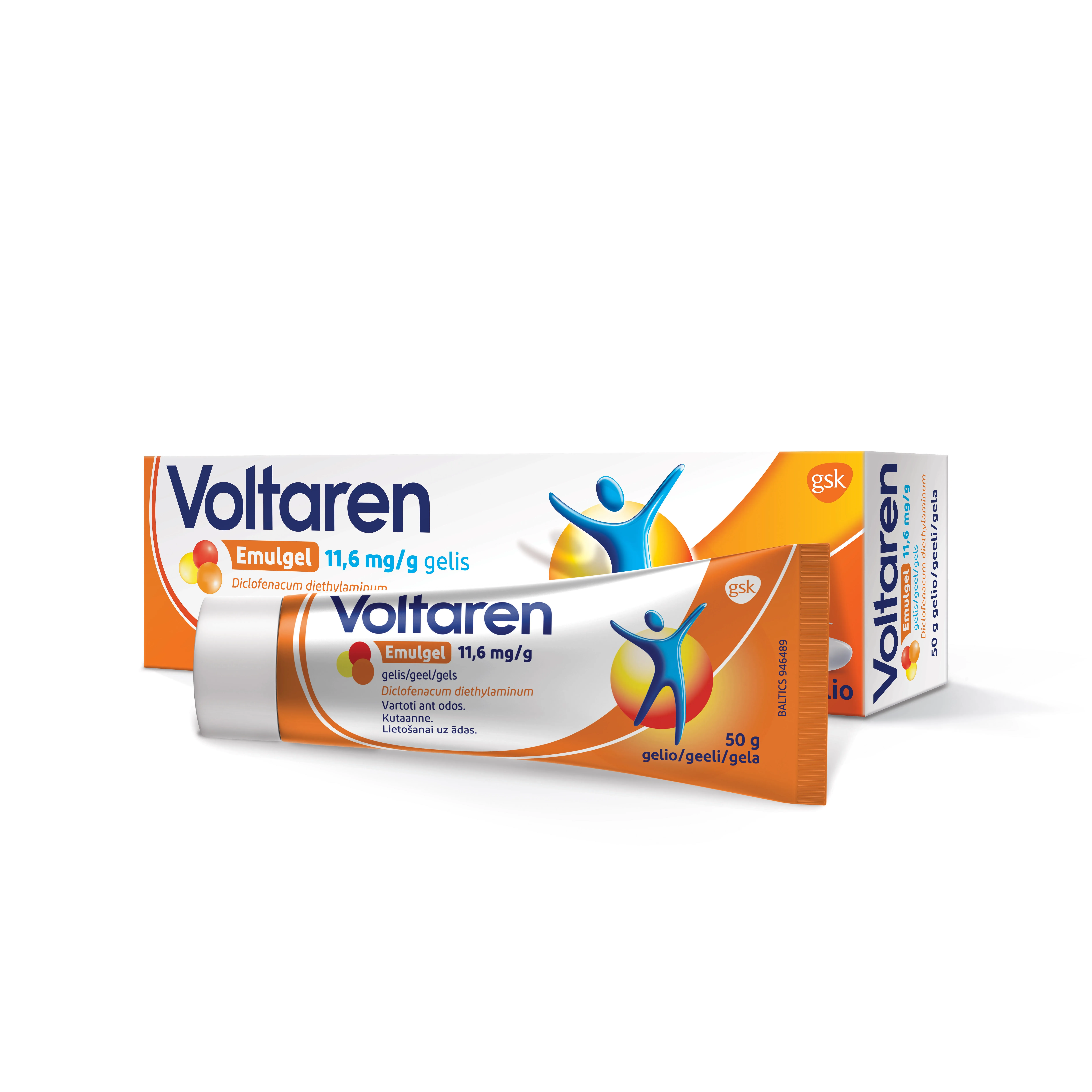 VOLTAREN EMULGEL GEEL 11,6MG/G 50G - Tootepilt 