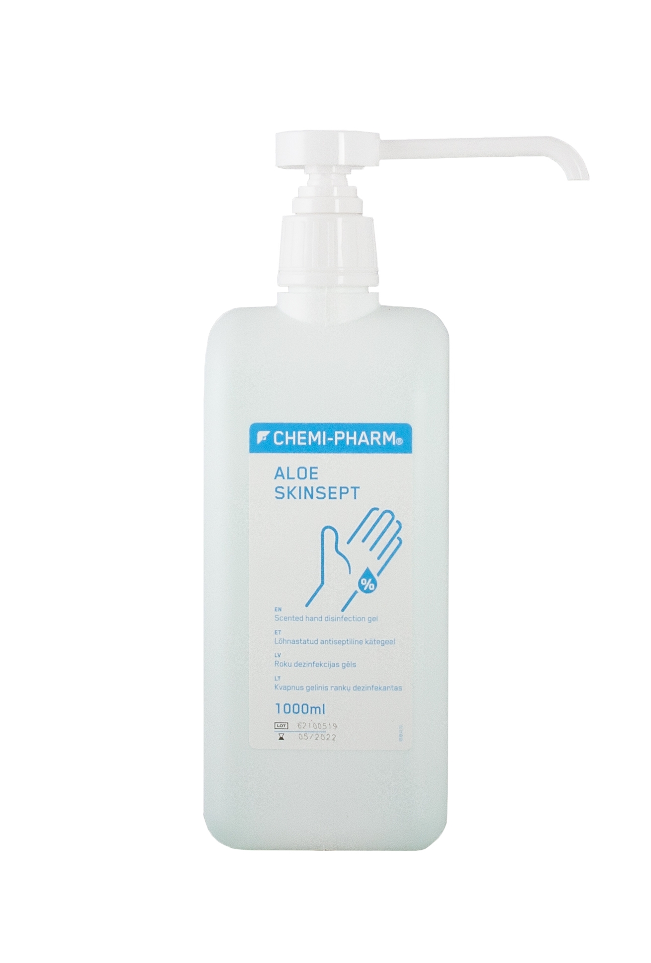CHEMIPHARM ALOE SKINSEPT GEEL KÄTELE 1L - Tootepilt 