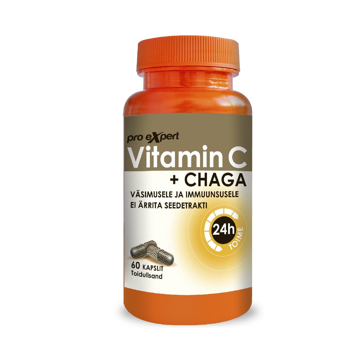 VITAMIN C PRO EXPERT + CHAGA KAPSLID N60 - Tootepilt 