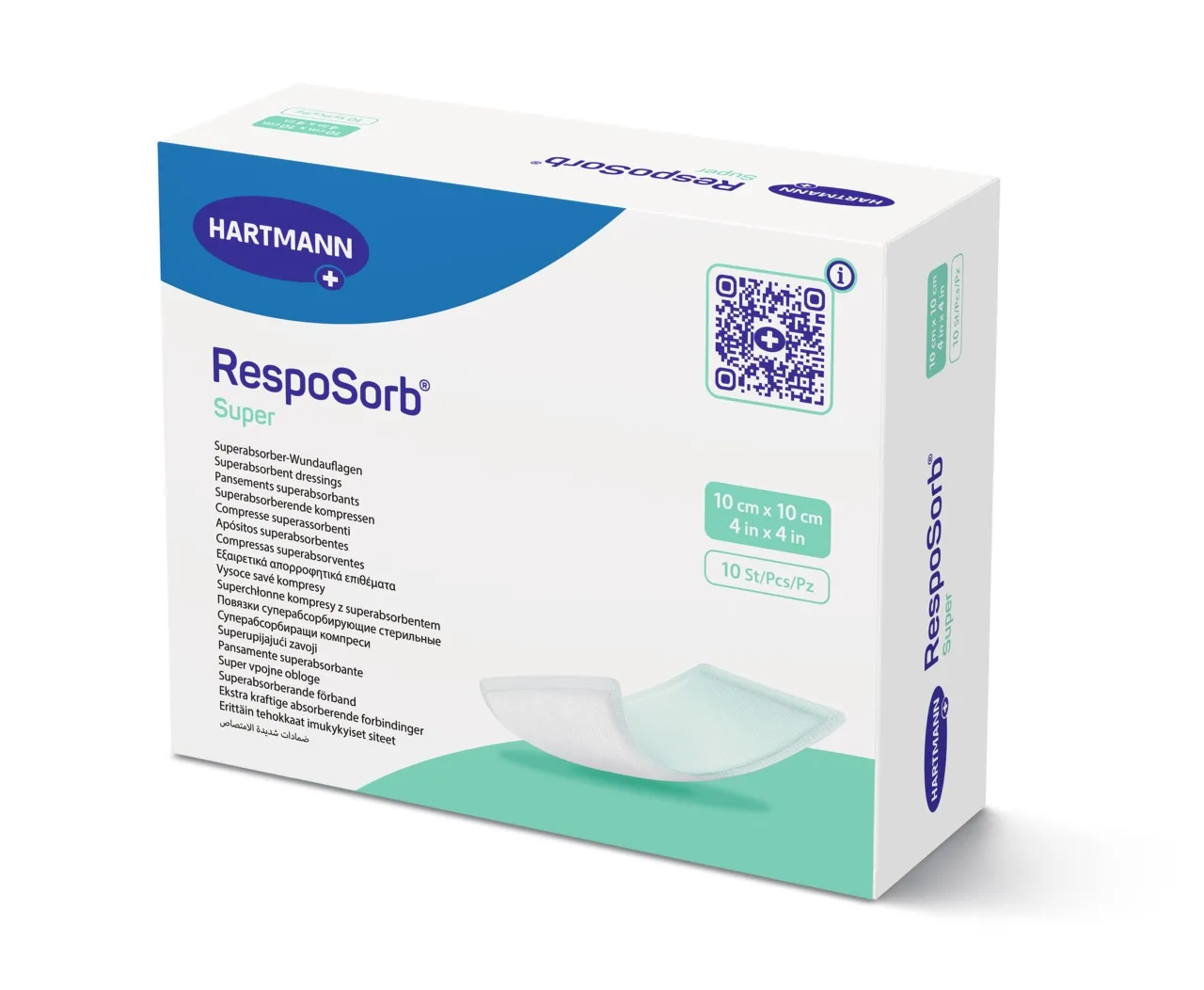 RESPOSORB SUPER HAAVASIDE 10X10CM N10 /685020/ - Tootepilt 