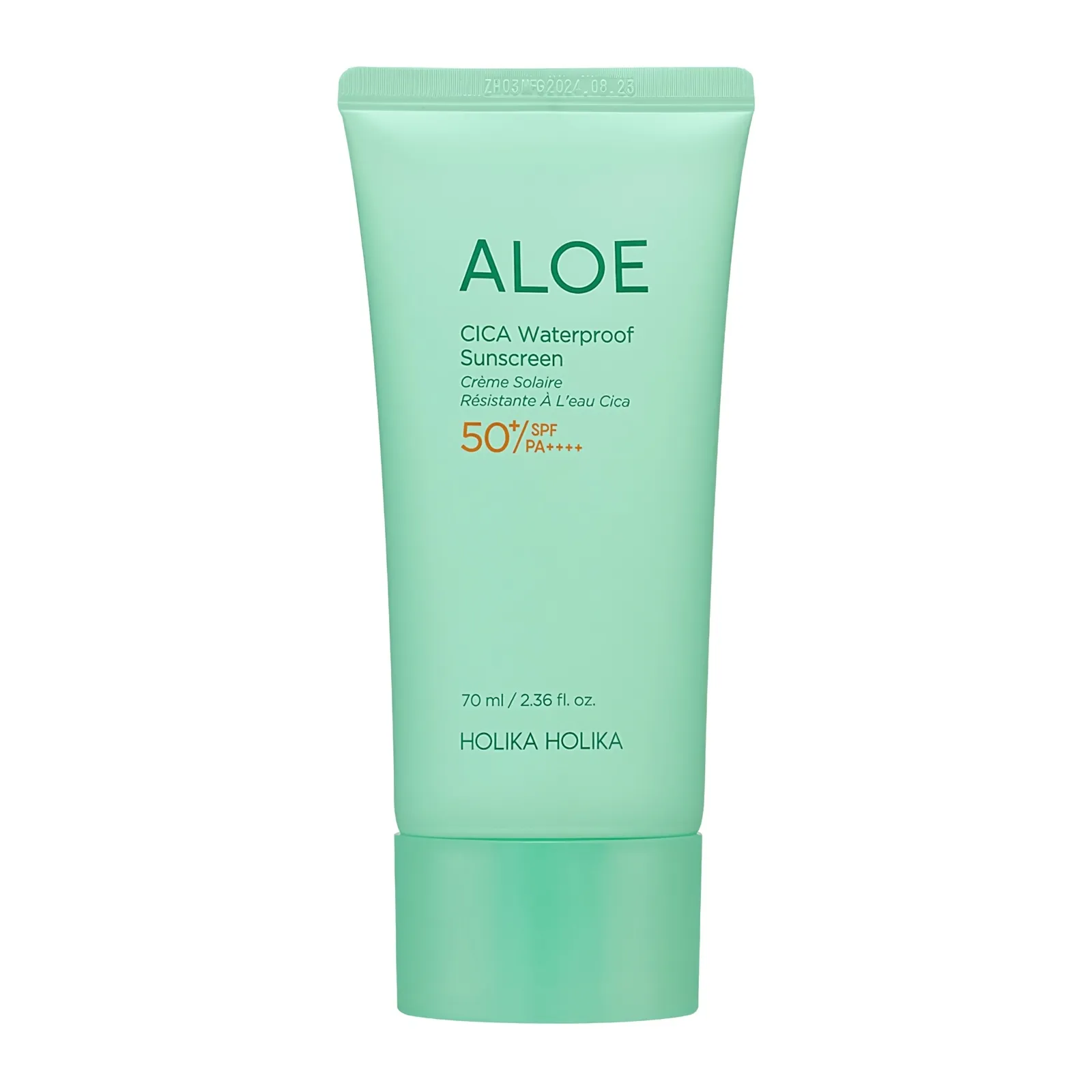 HOLIKA HOLIKA ALOE CICA PÄIKESEKAITSEKREEM VEEKINDEL SPF50+ 70ML - Tootepilt 