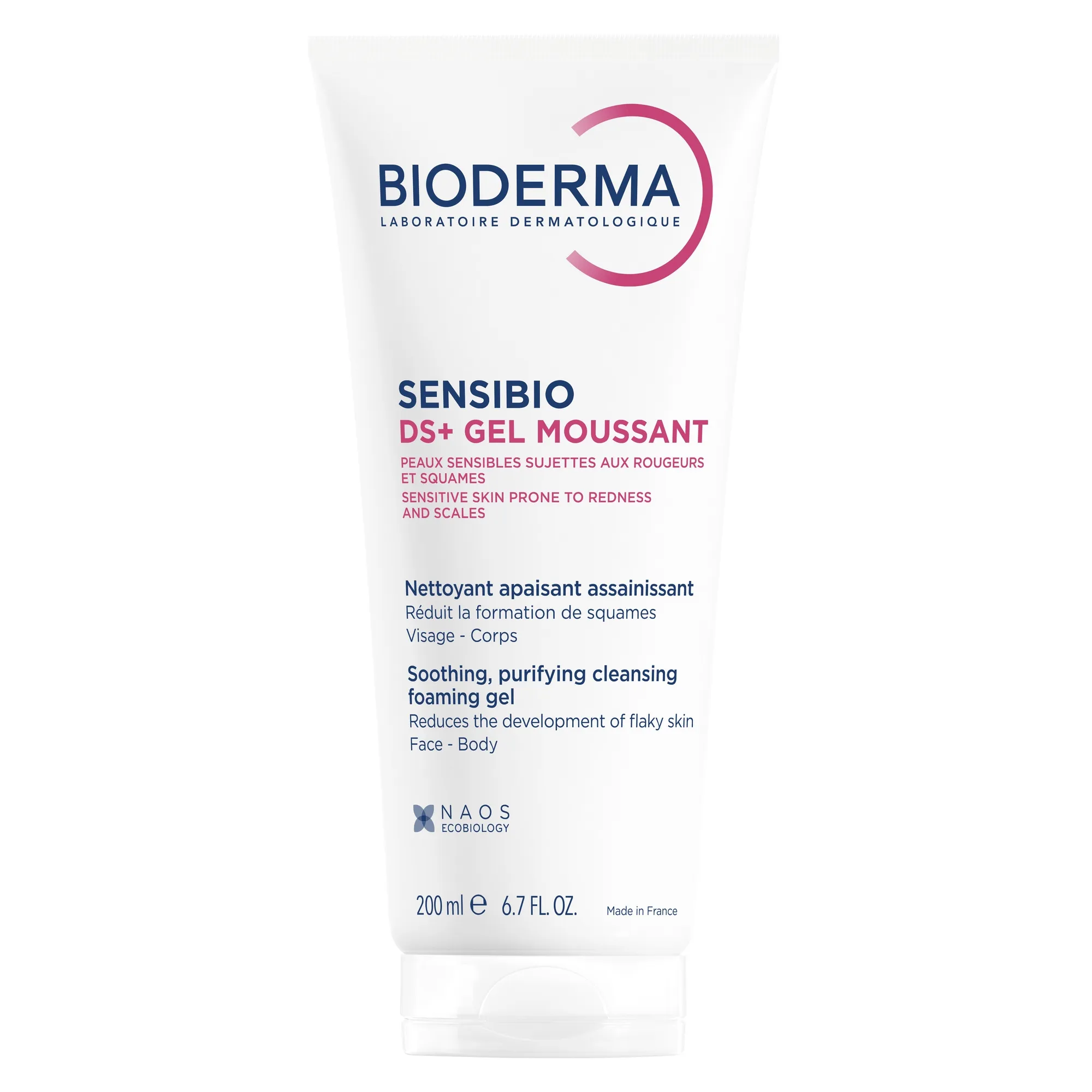 BIODERMA SENSIBIO DS+ PUHASTUSGEEL PUNETAVALE NAHALE 200ML - Tootepilt 