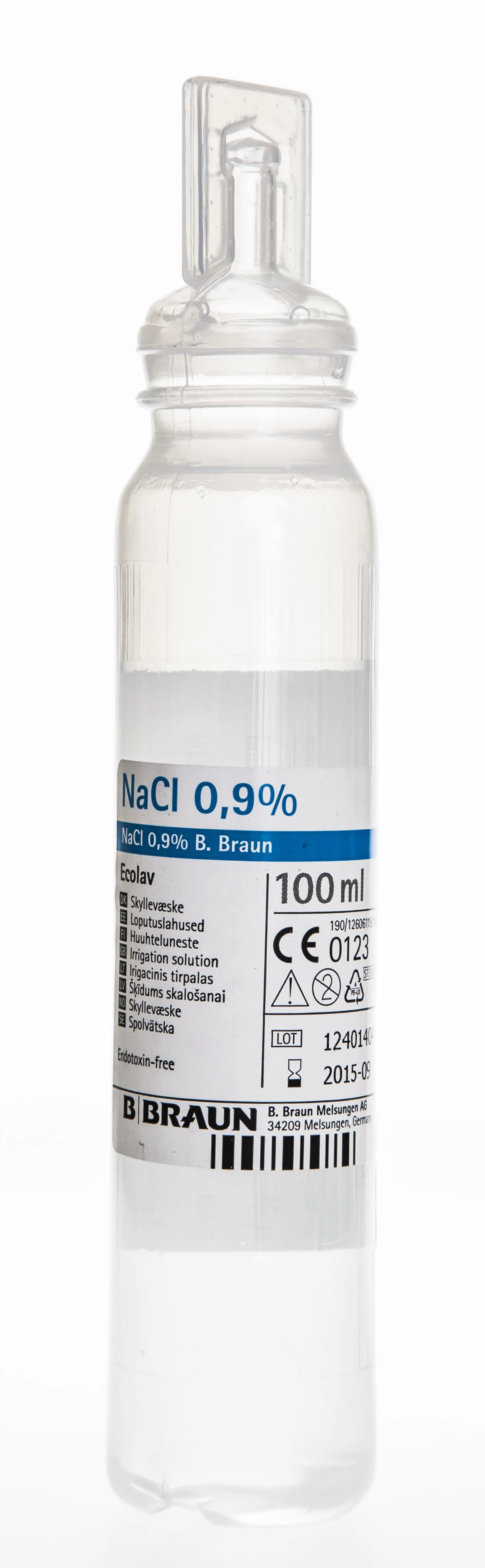 NATRII CHLORIDUM SOL 0,9% 100ML (LOPUTUSLAHUS) (B.B.) - Tootepilt 