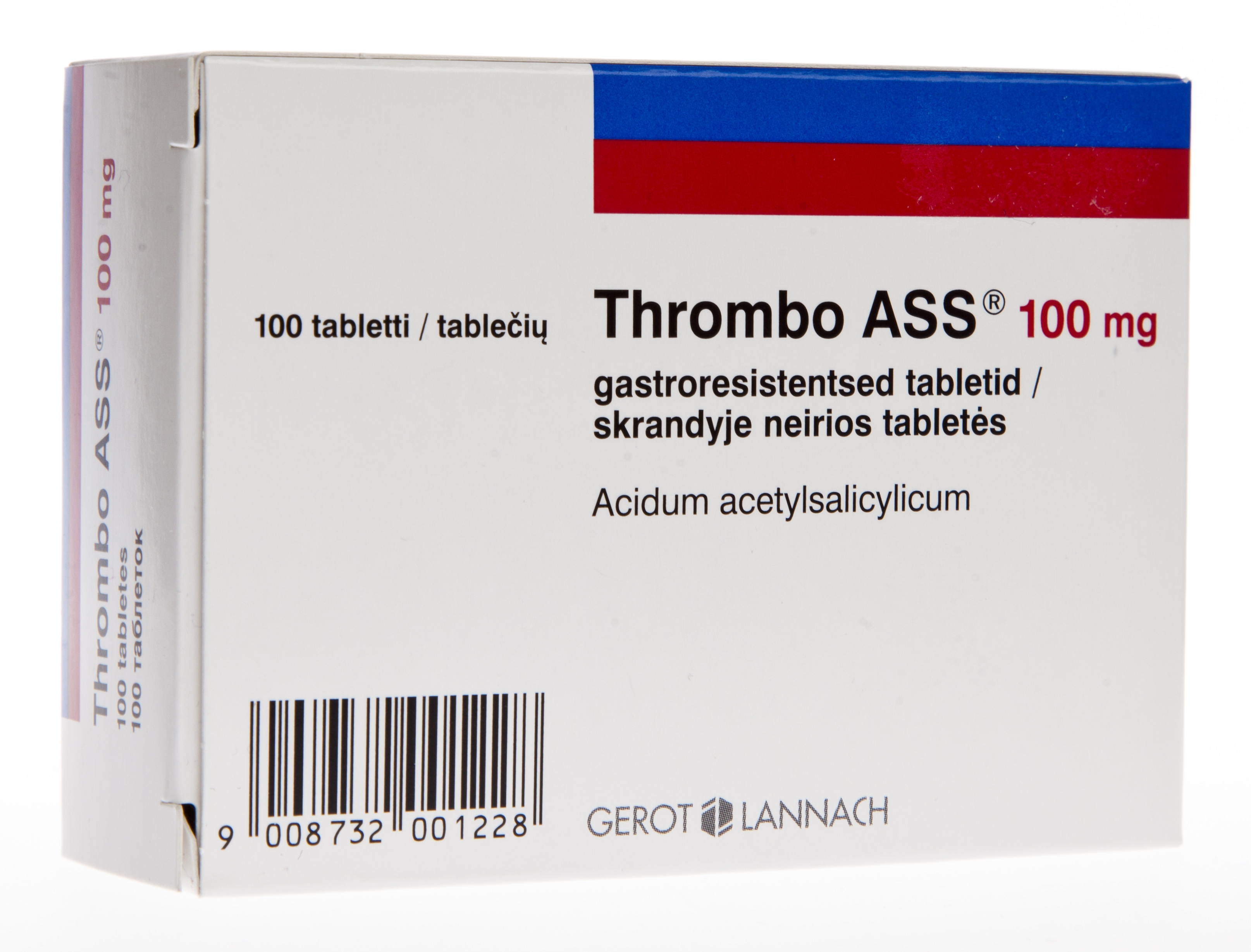 THROMBO ASS GASTRORESISTENTNE TBL 100MG N100 - Tootepilt 
