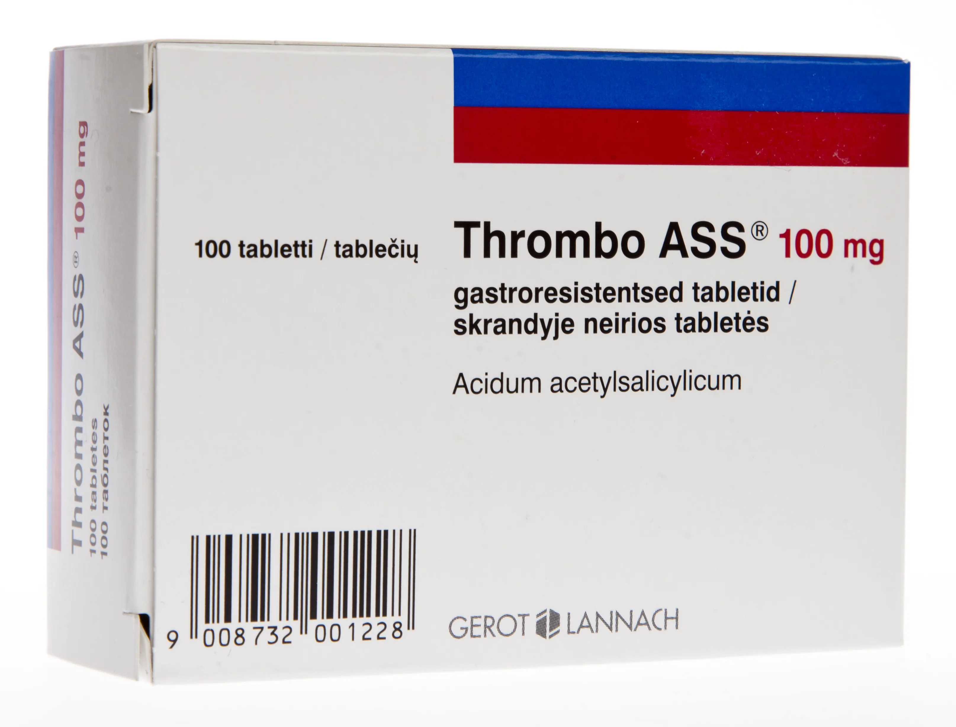 THROMBO ASS GASTRORESISTENTNE TBL 100MG N100 - Tootepilt 