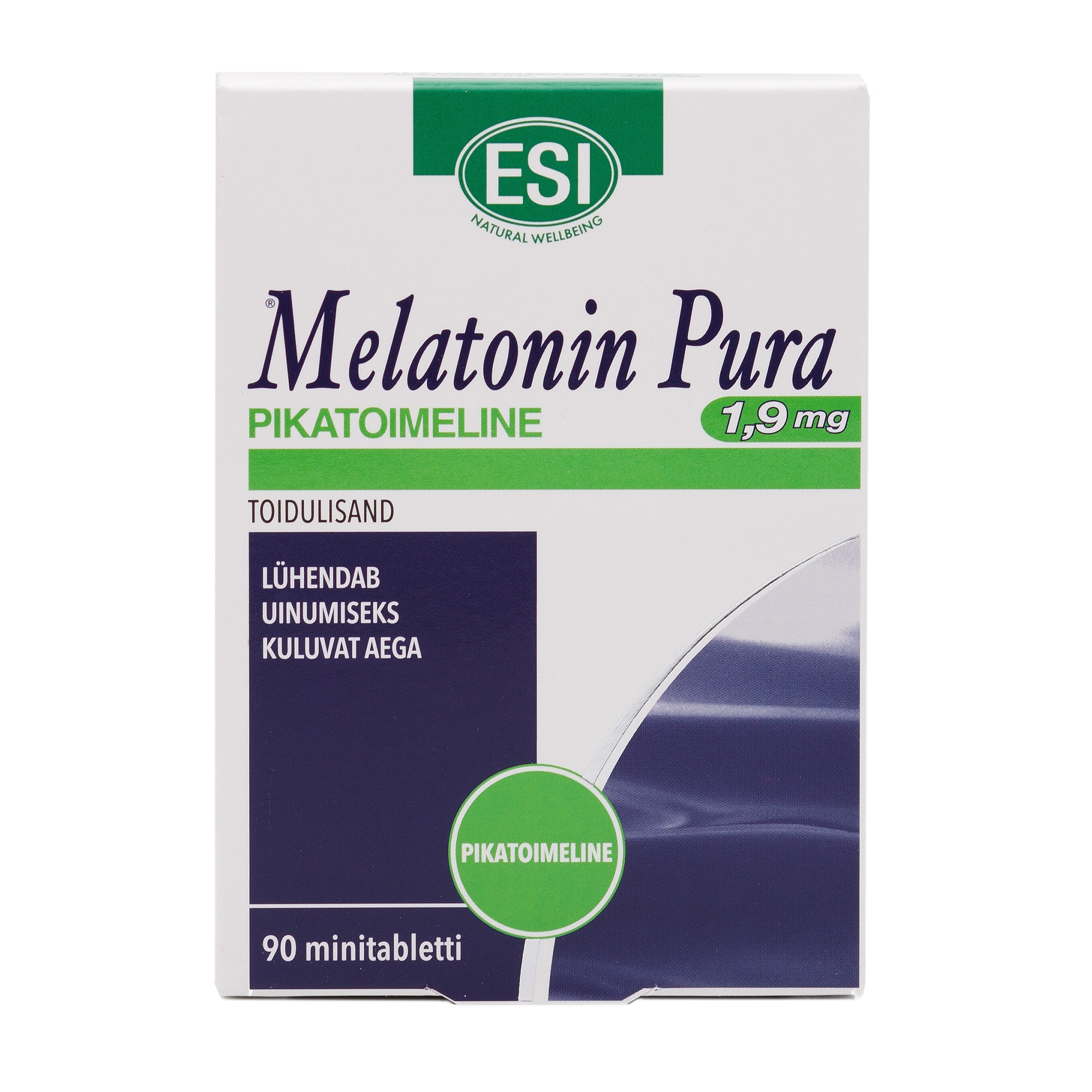 MELATONIN PURA ESI PIKATOIMELINE MINITABLETT 1,9MG N90 - Tootepilt 