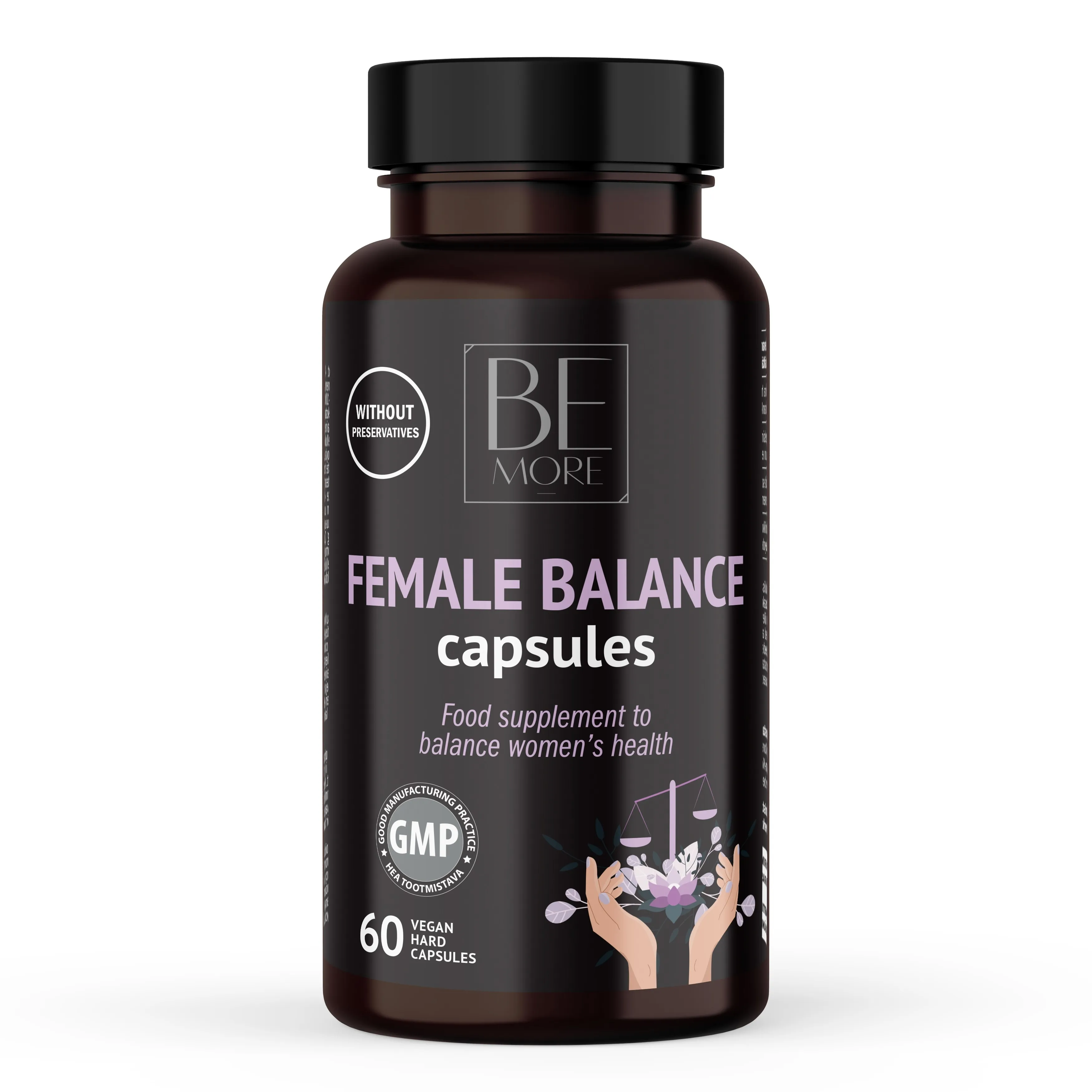 BE MORE FEMALE BALANCE KAPSLID N60 - Tootepilt 