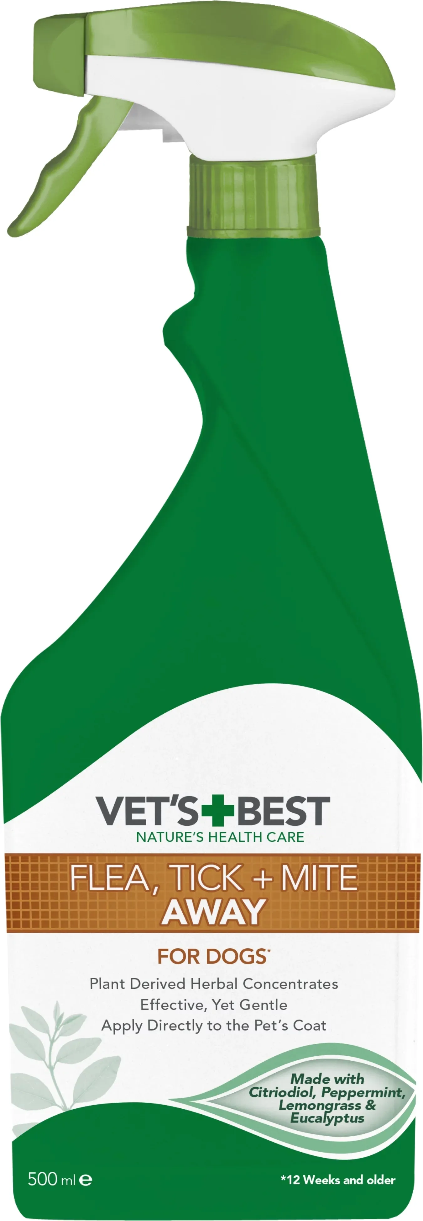 Vet's Best Natural kirbu- ja puugipeletaja koertele, 500 ml - Tootepilt 