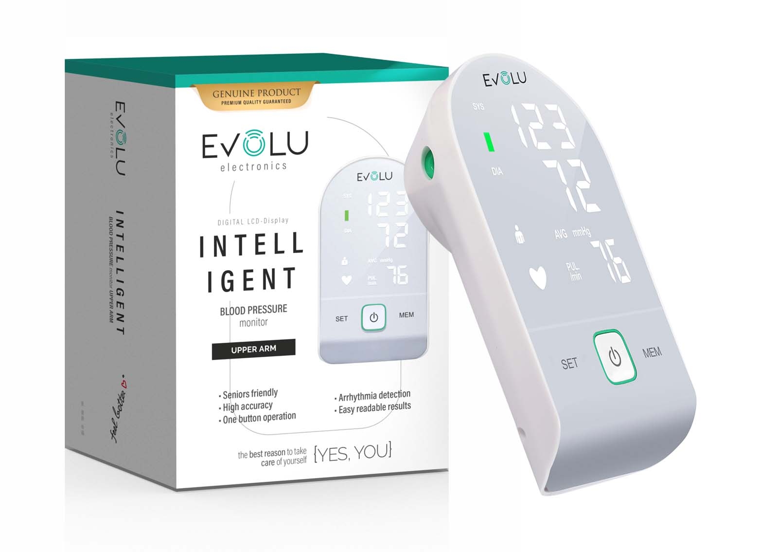VERERÕHUAPARAAT EVOLU PG 800B19L INTELLIGENT (22-42CM) - Tootepilt 