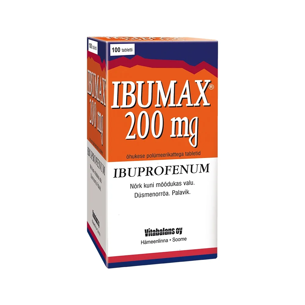 IBUMAX TBL 200MG N100 - Tootepilt 
