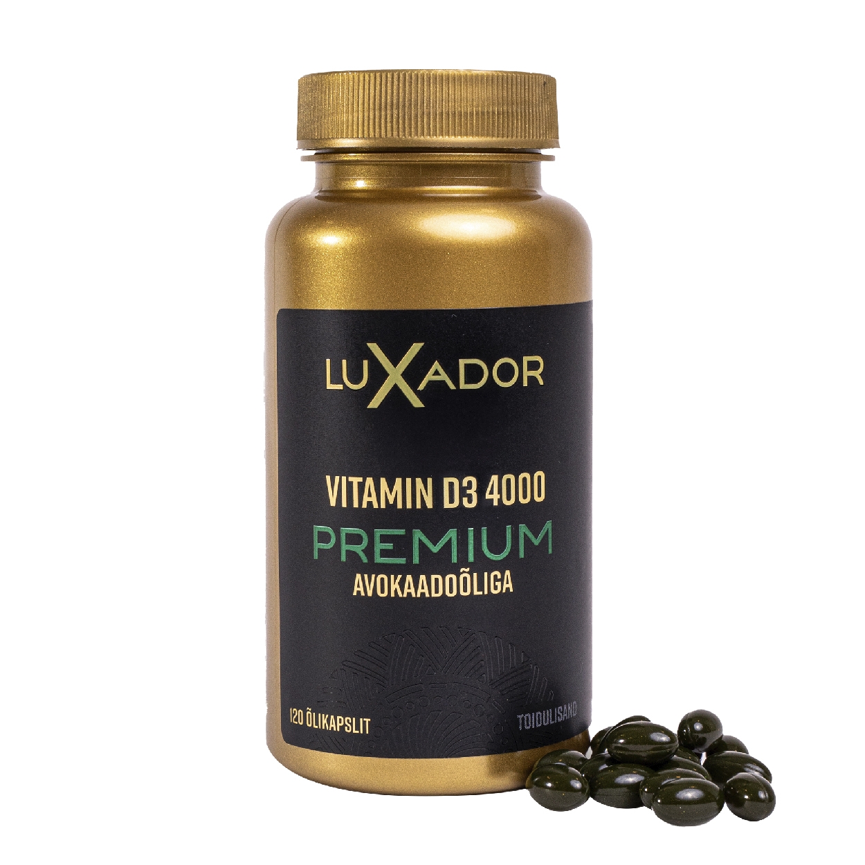 LUXADOR PREMIUM VITAMIIN D3 ÕLIKAPSLID 4000IU N120 - Tootepilt 