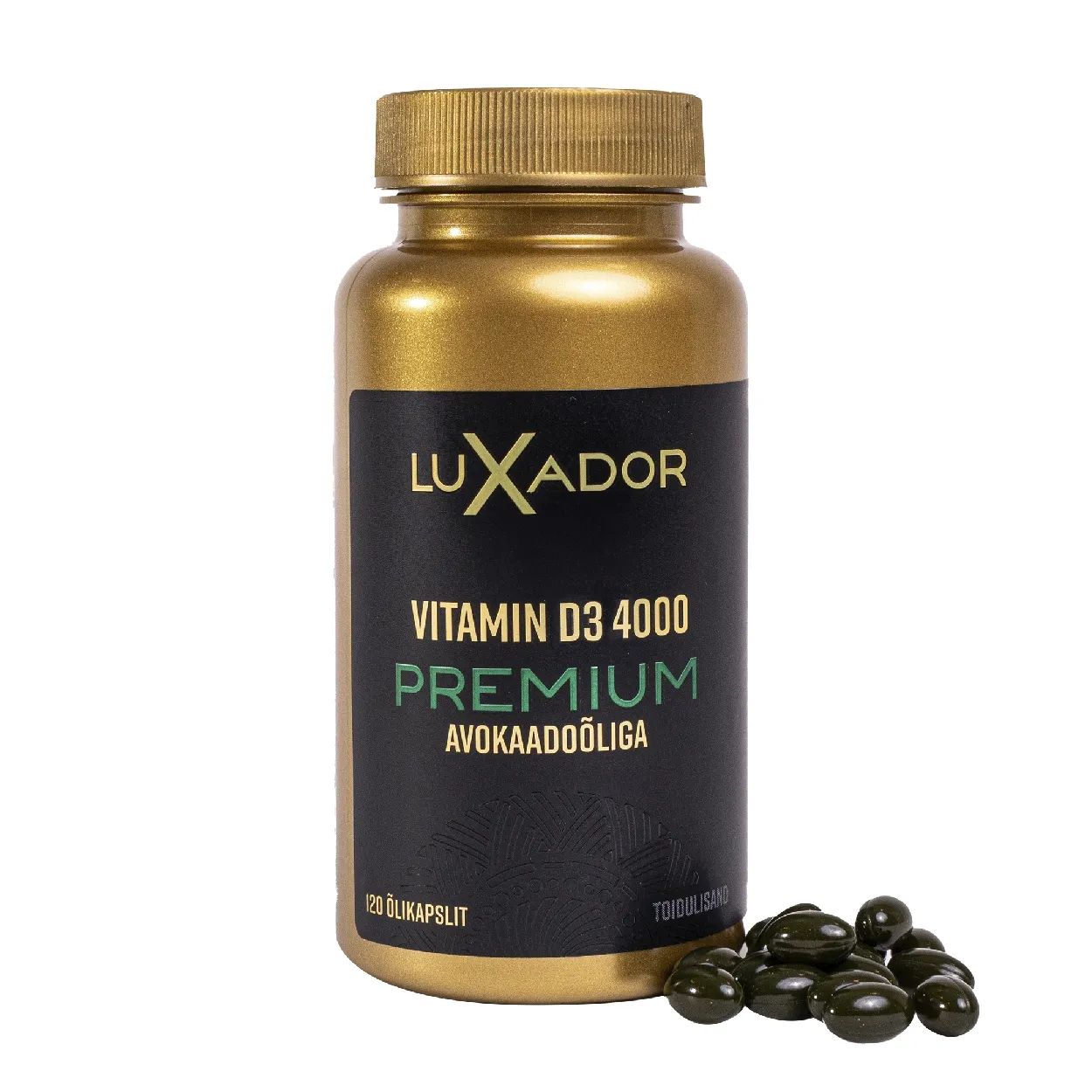 LUXADOR PREMIUM VITAMIIN D3 ÕLIKAPSLID 4000IU N120 - Tootepilt 