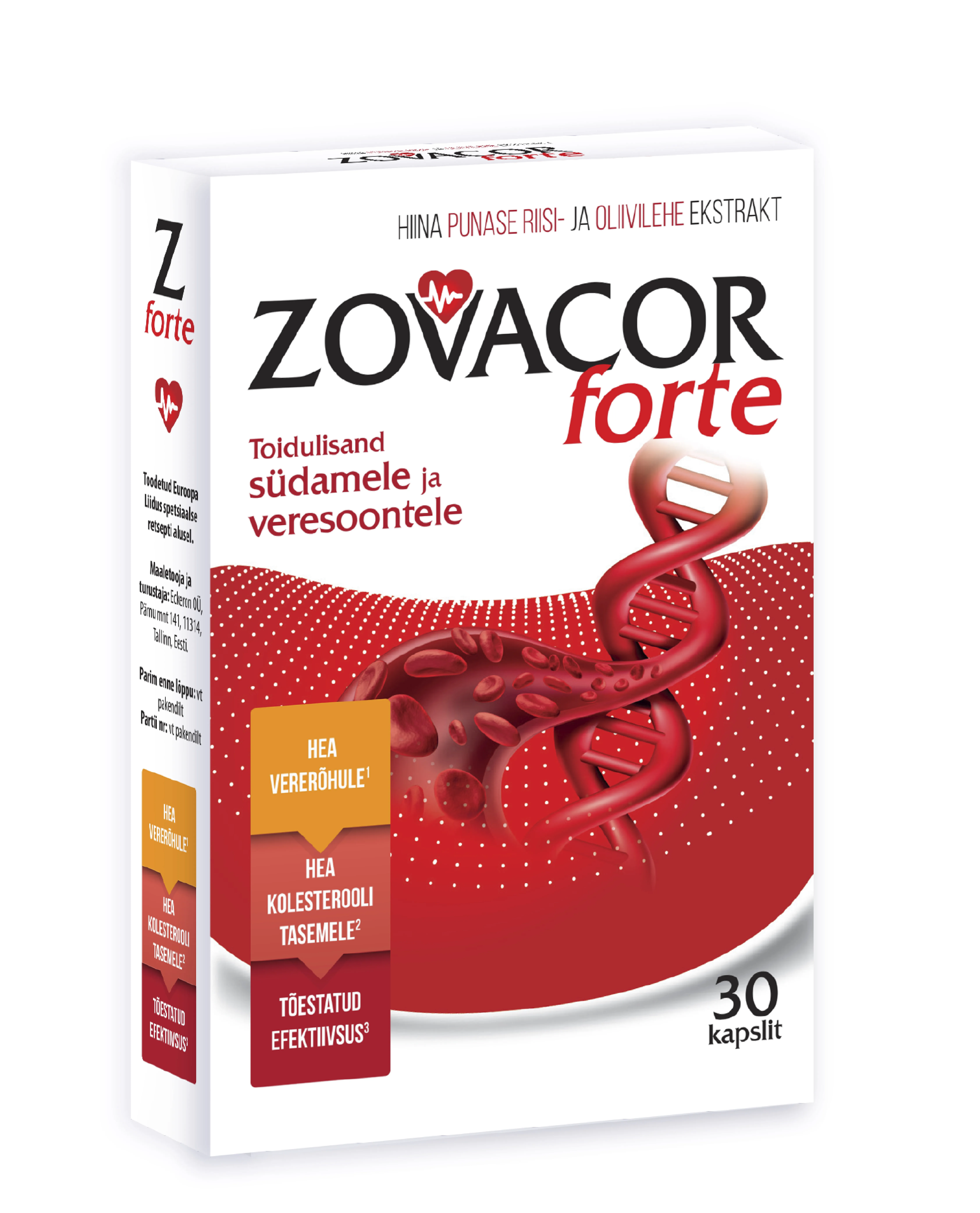 ZOVACOR FORTE KAPSLID N30 - Tootepilt 