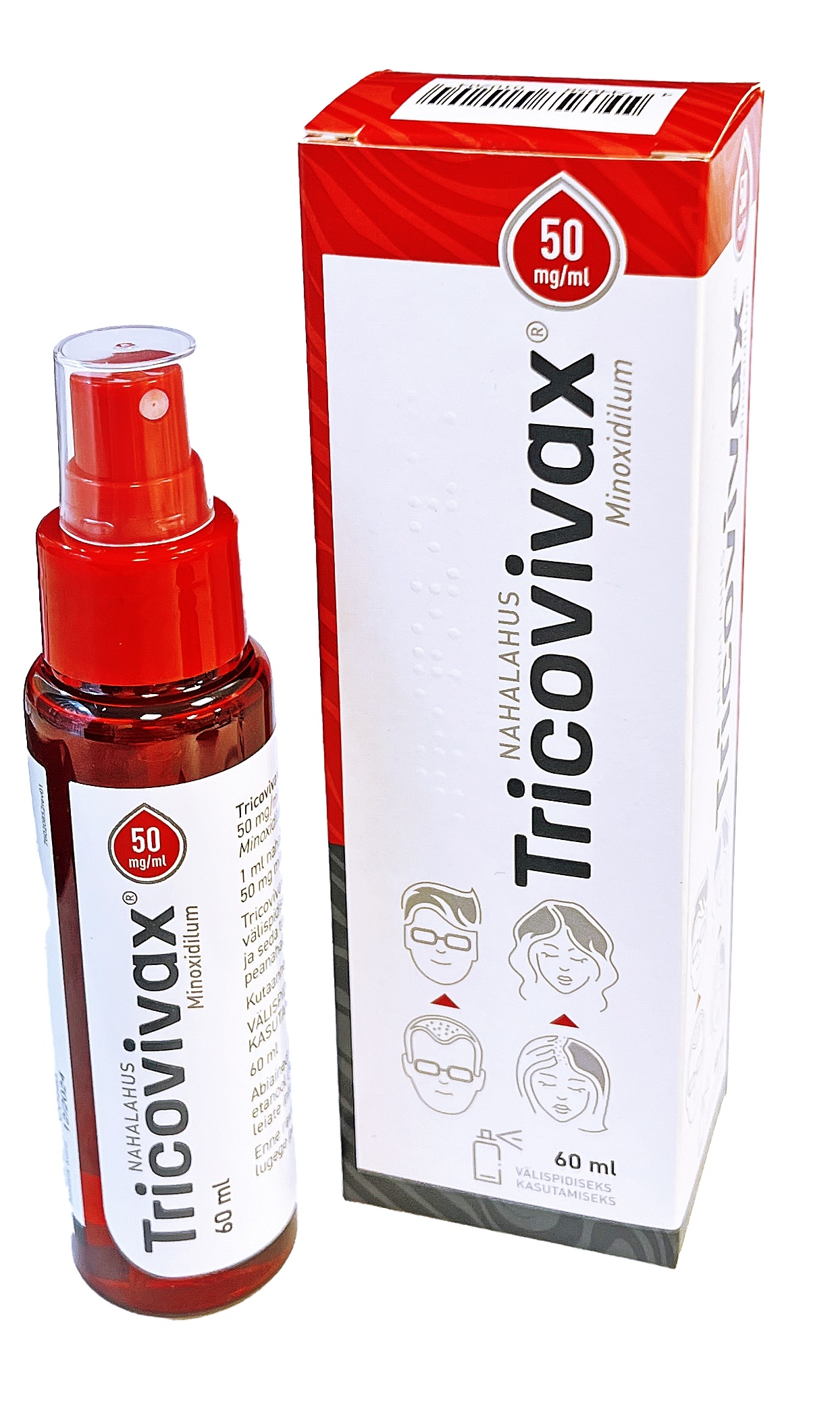 TRICOVIVAX NAHALAHUS 50MG/ML 60ML N1 - Tootepilt 