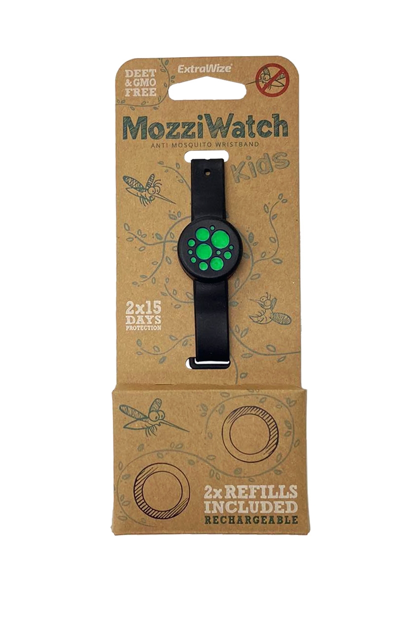 MOZZIWATCH SÄÄSETÕRJE KÄEPAEL LASTELE ROHELINE + 2 TÄITETABLETTI - Tootepilt 