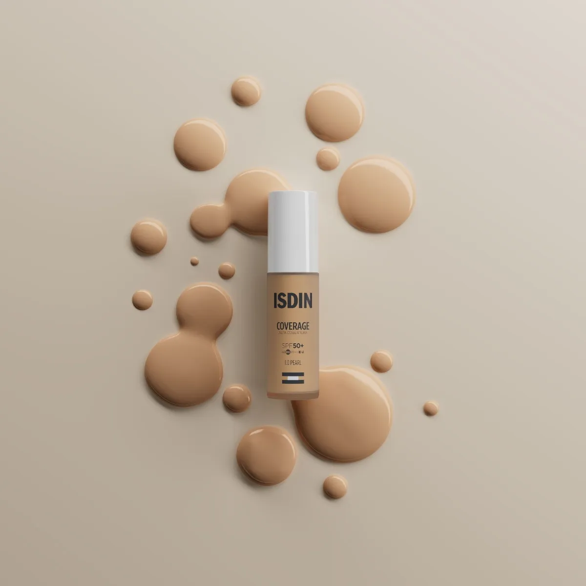ISDIN JUMESTUSKREEM COVERAGE SPF50+ 30G 1.0 PEARL - Tootepilt 1