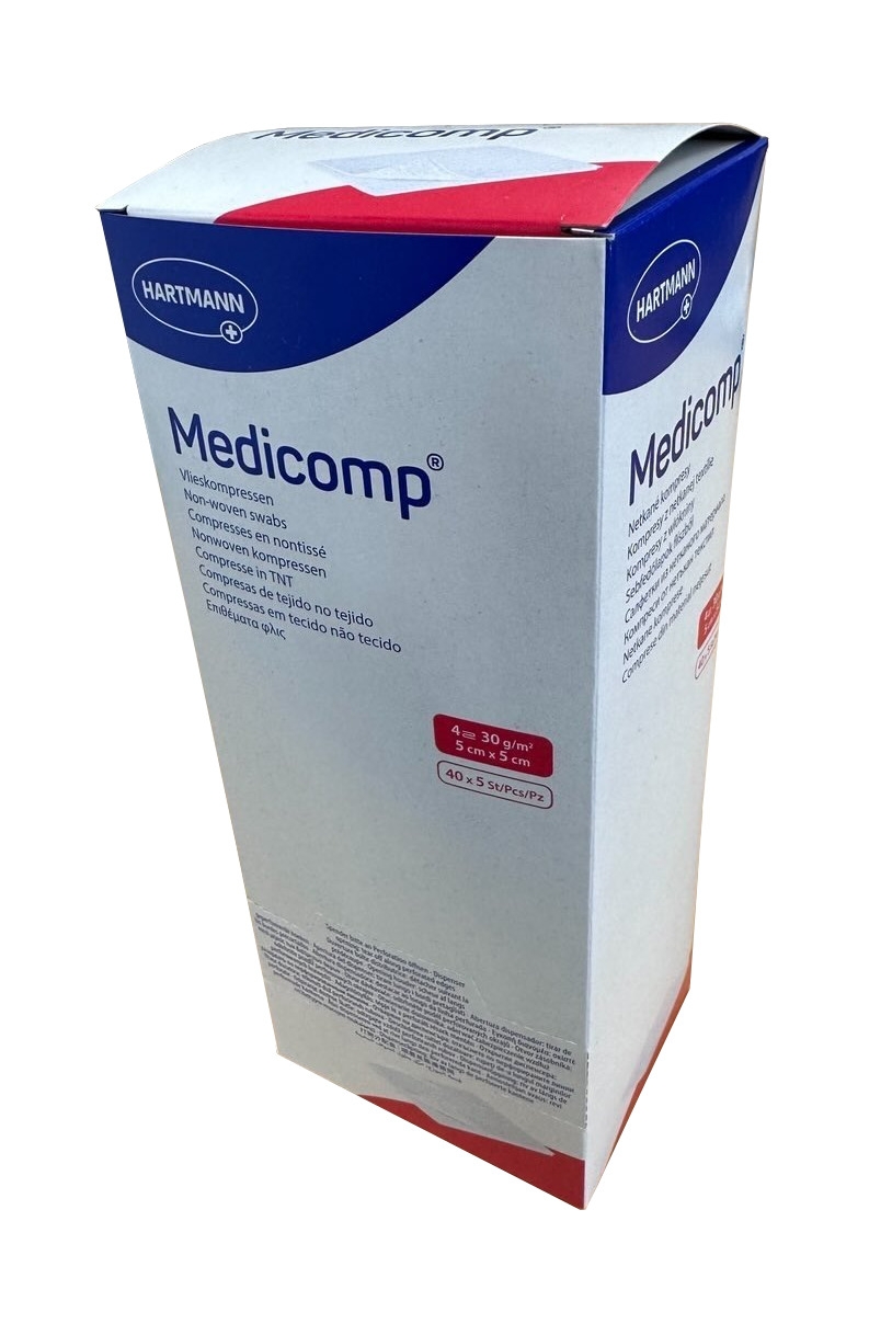 MEDICOMP TAMPOONID STER 5X5CM N5X40 - Tootepilt 