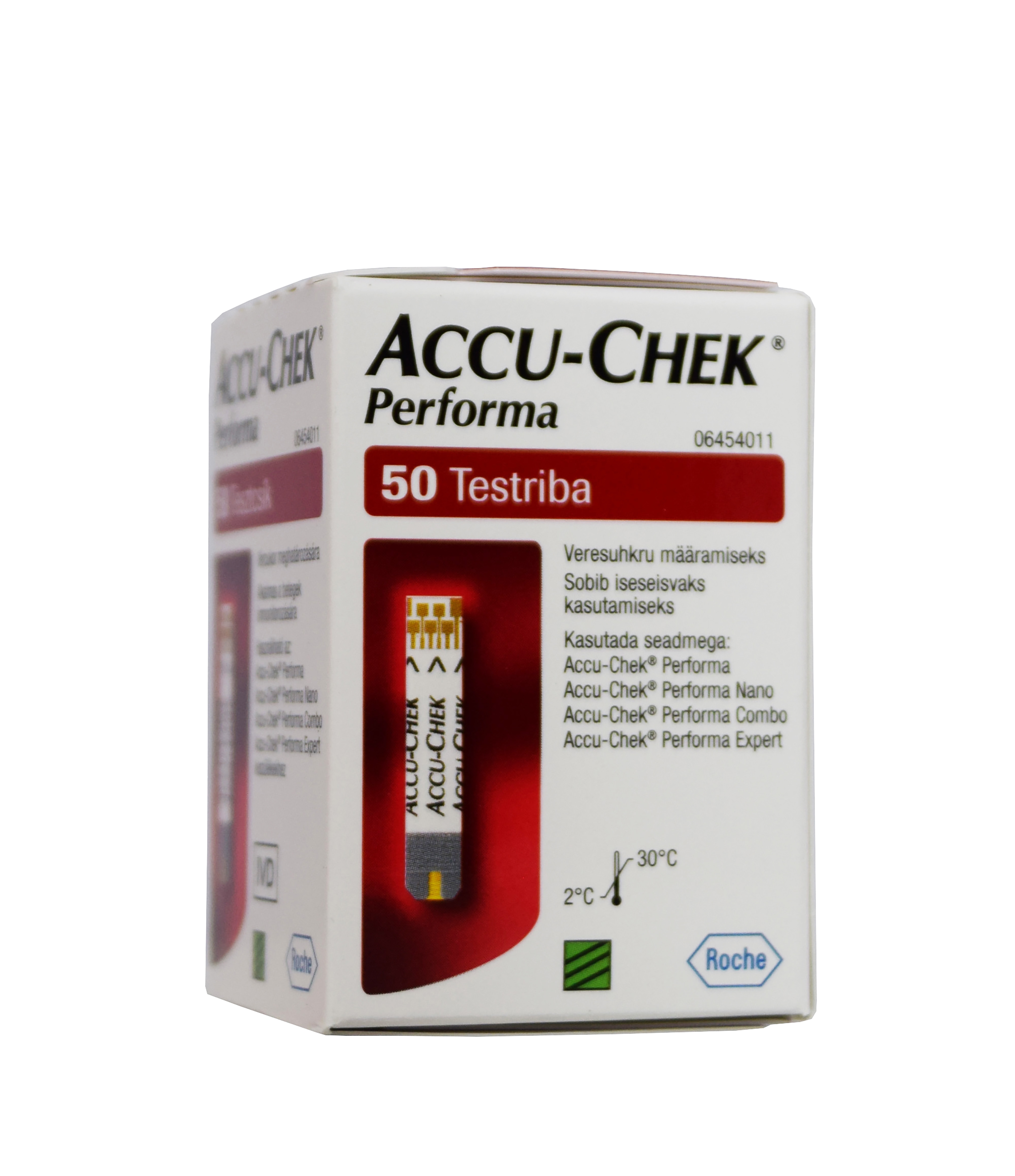 ACCU-CHEK PERFORMA VERESUHKRU TESTRIBAD N50 - Tootepilt 